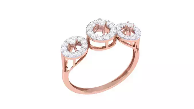 Women Ring 3dm STL OBJ FBX Renders Details