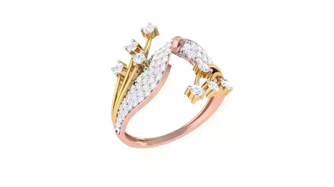Women Ring 3dm STL OBJ FBX Renders Details