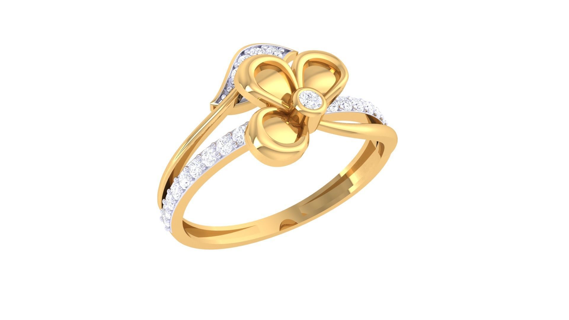 Women Ring 3dm STL OBJ FBX Renders Details 3D print model_2