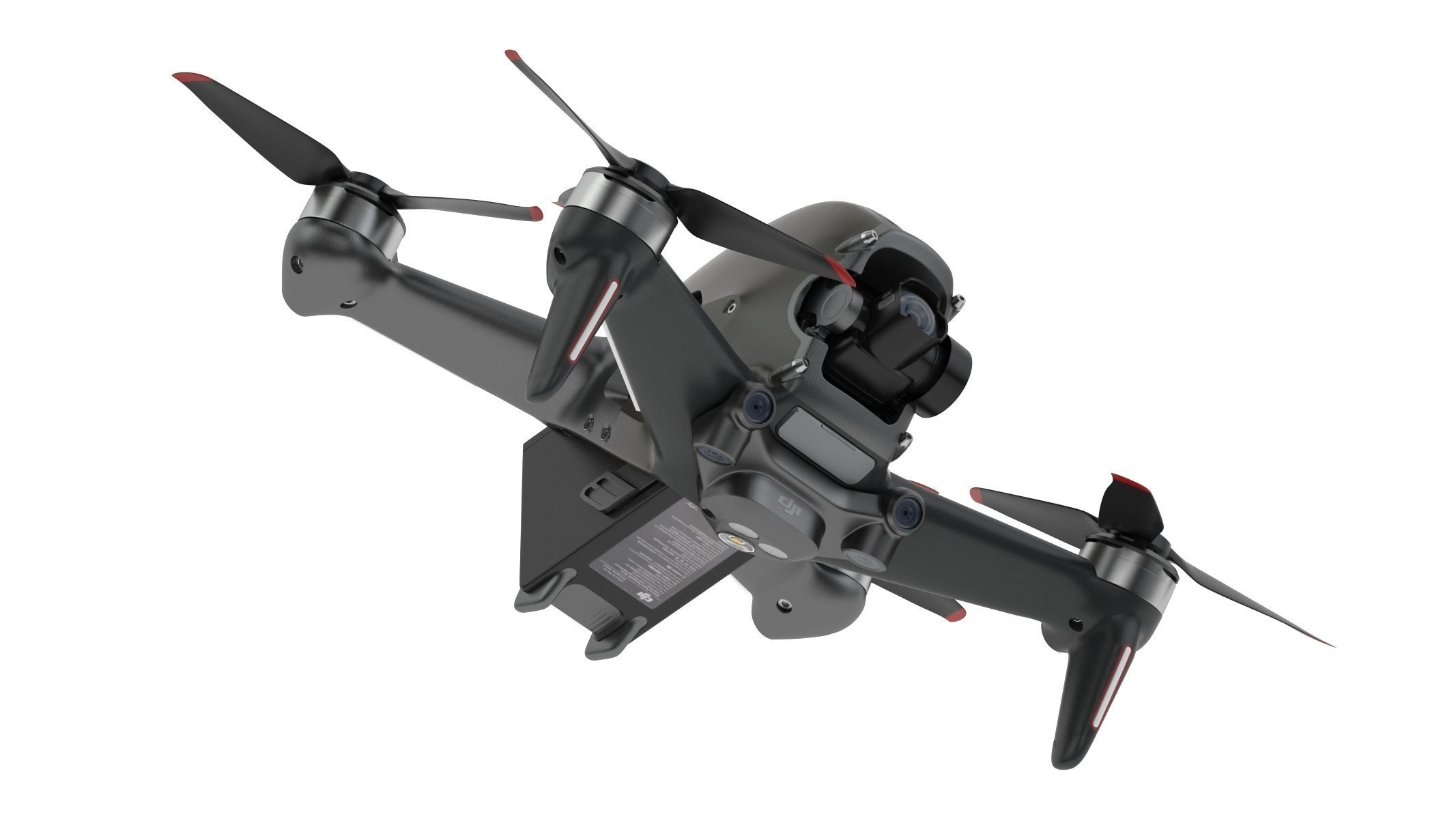 DJI FPV Drone 3D model_8