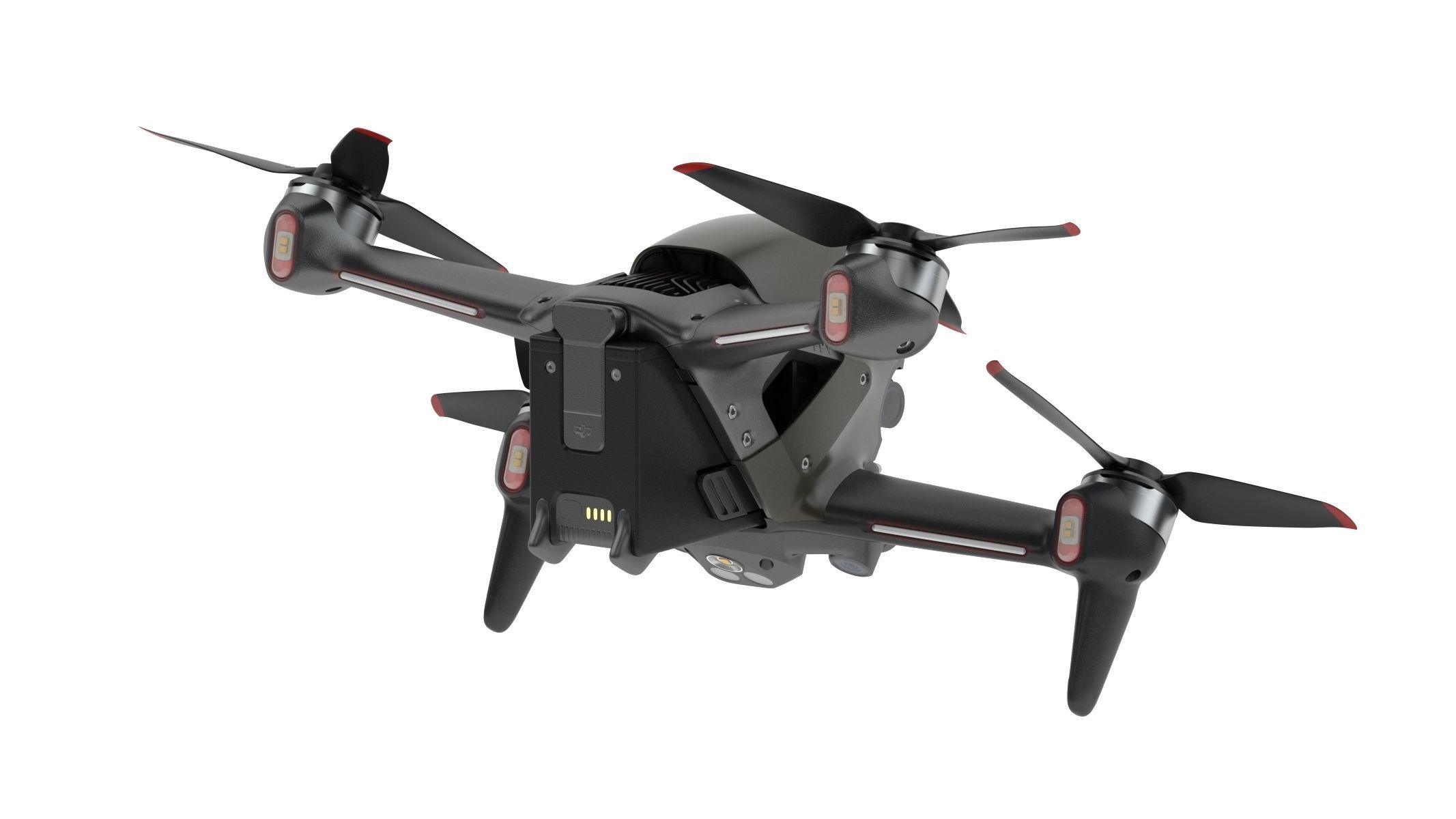 DJI FPV Drone 3D model_2