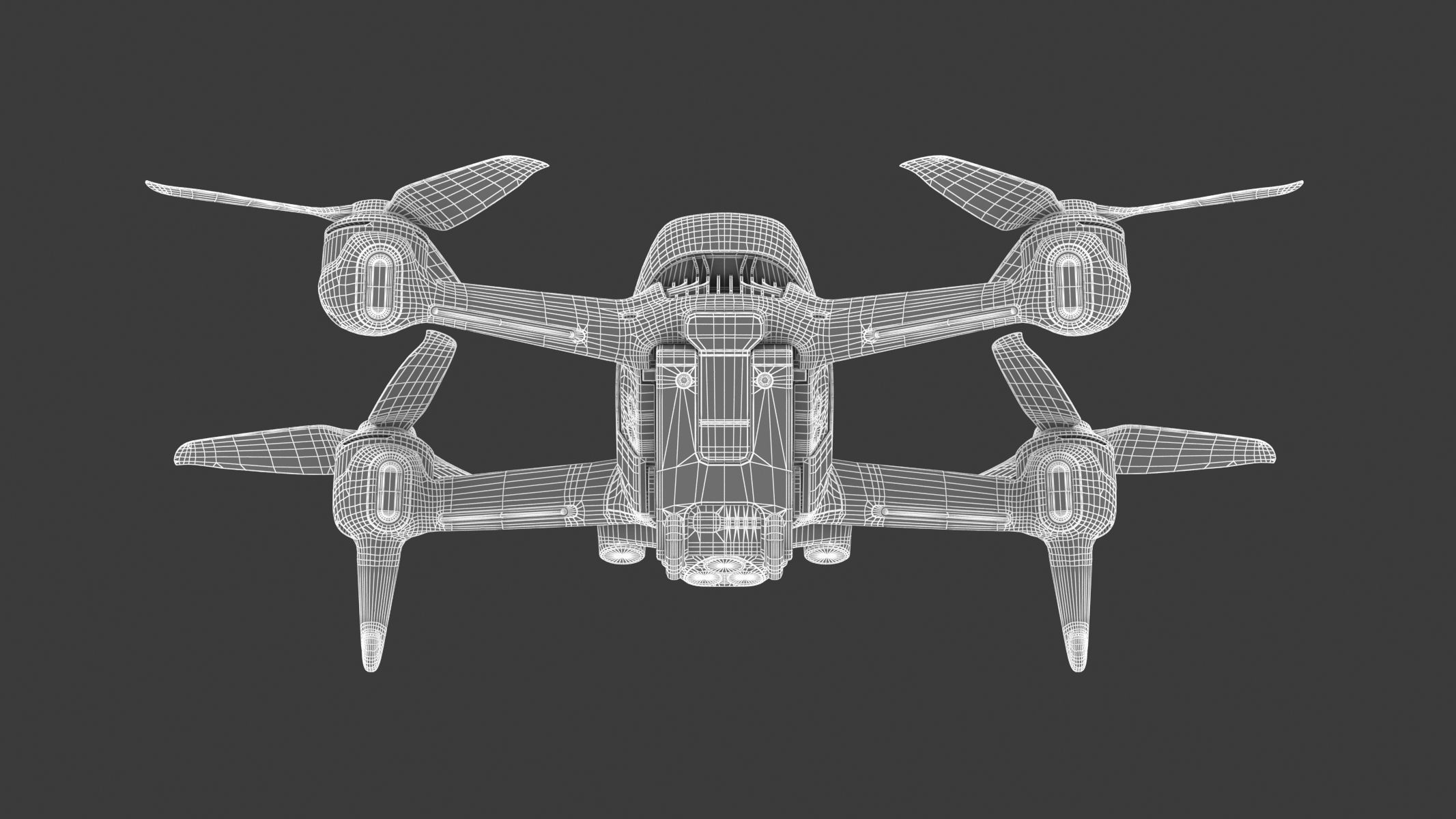 DJI FPV Drone 3D model_23