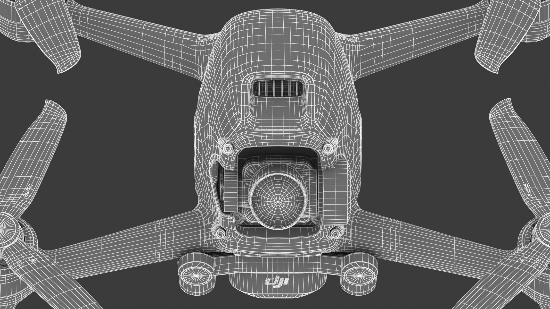 DJI FPV Drone 3D model_37