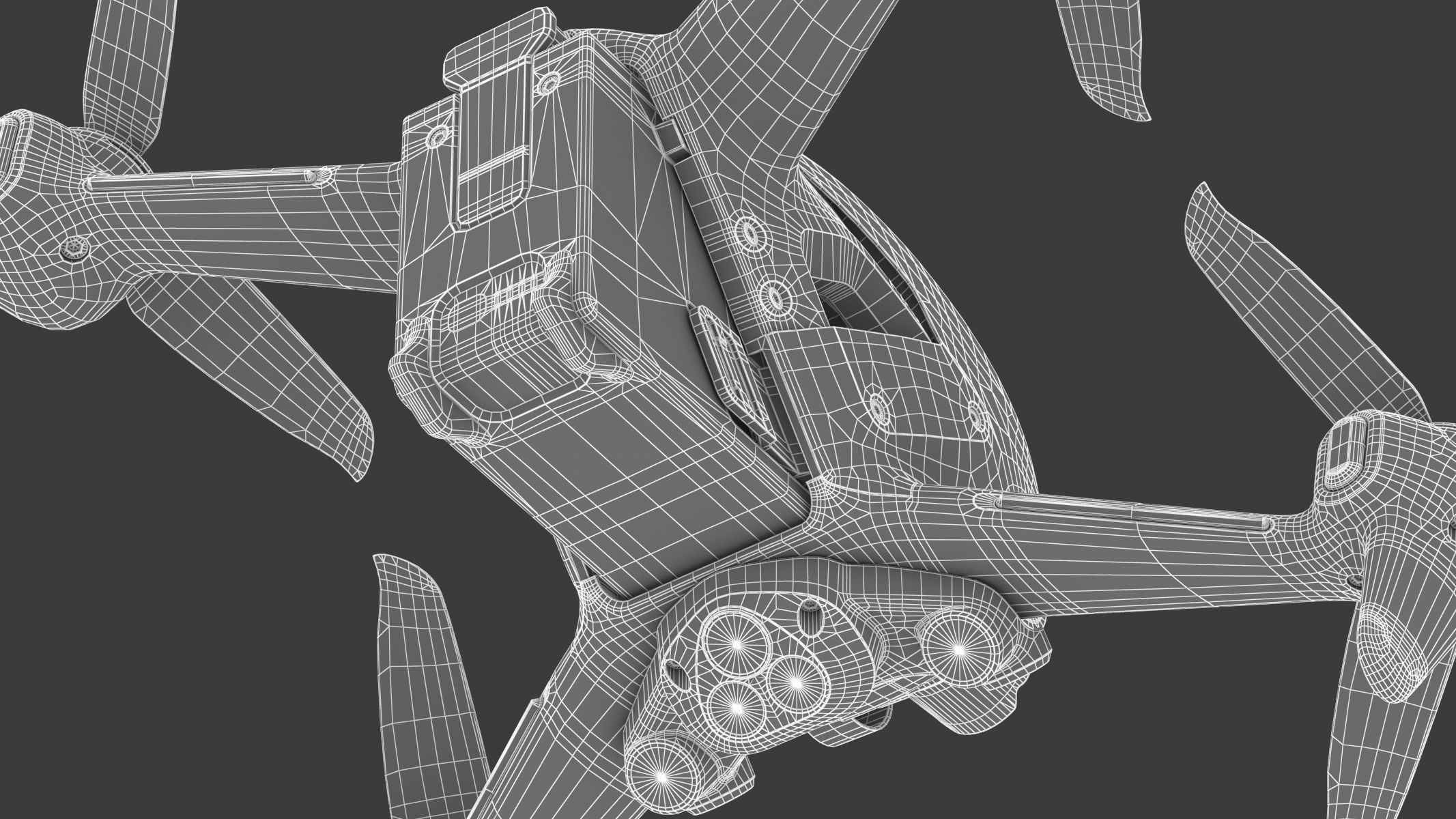 DJI FPV Drone 3D model_39