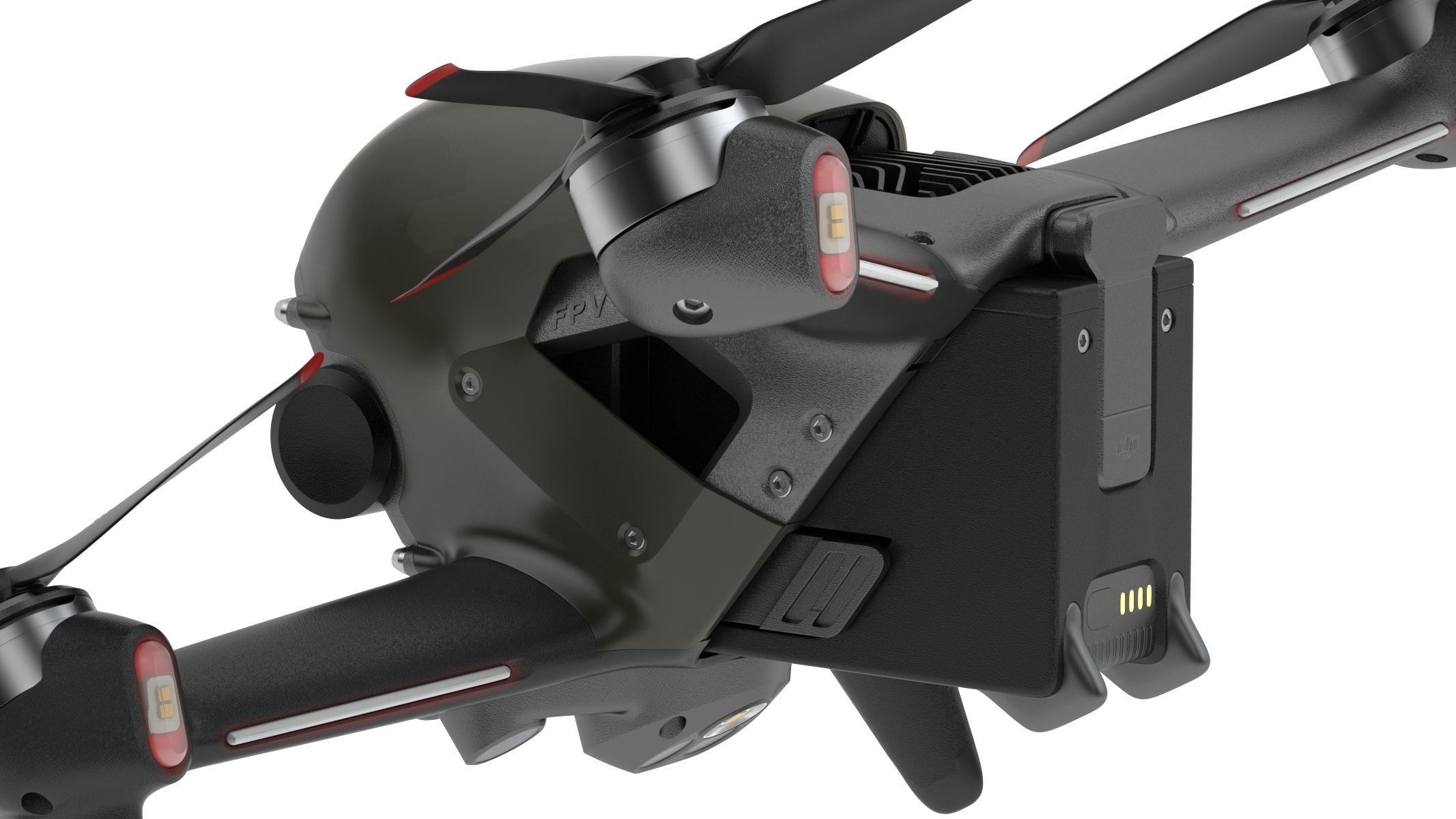 DJI FPV Drone 3D model_14
