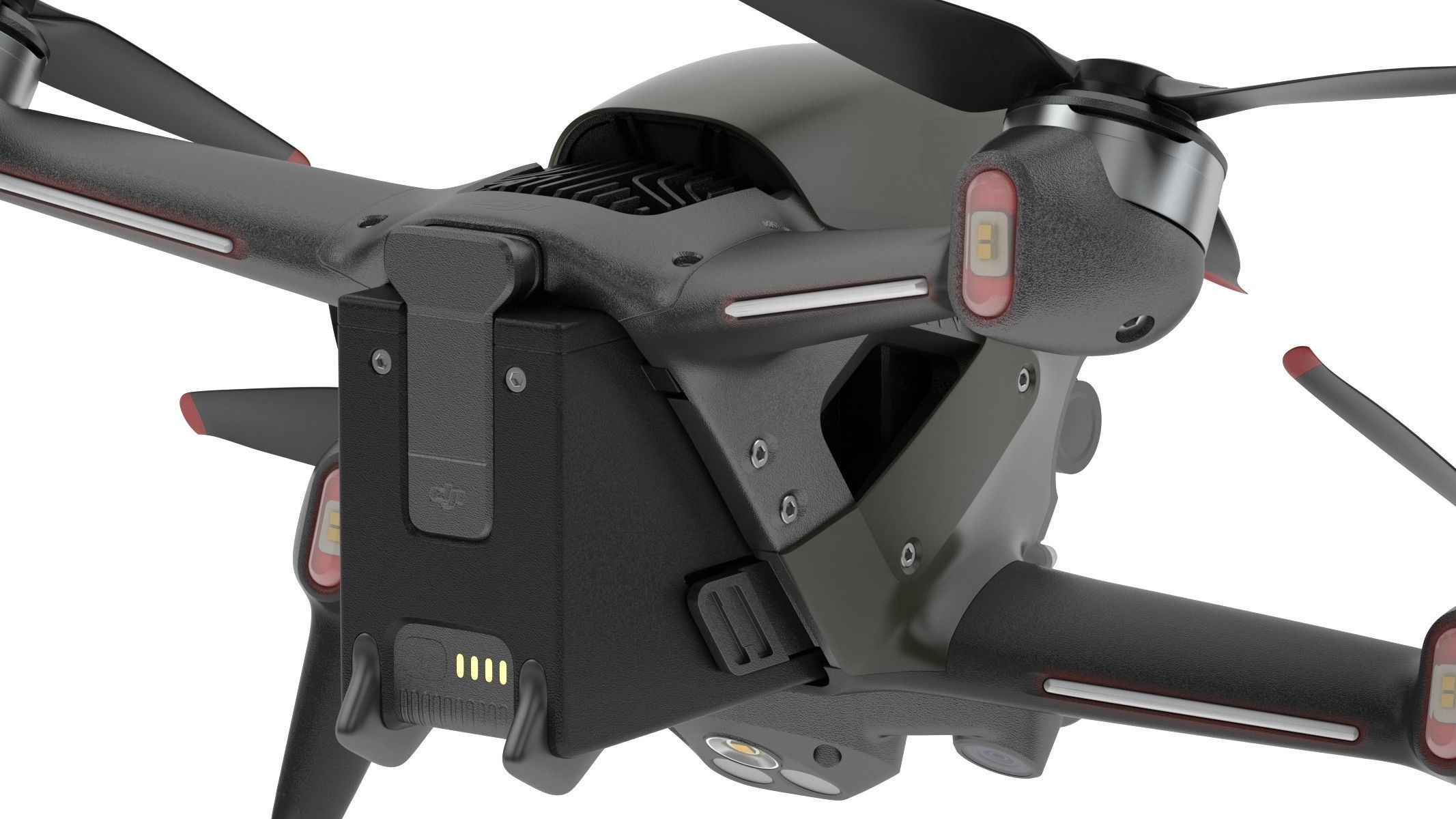 DJI FPV Drone 3D model_12