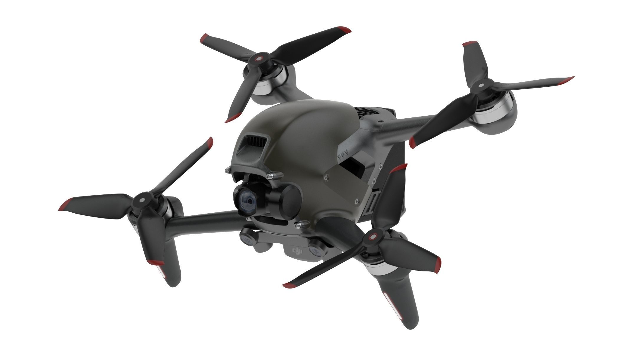 DJI FPV Drone 3D model_6