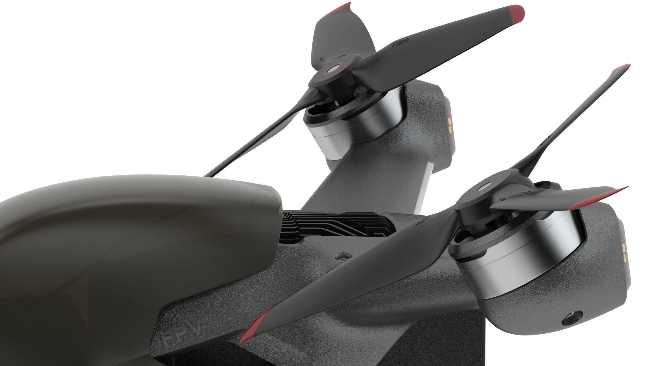 DJI FPV Drone 3D model_15