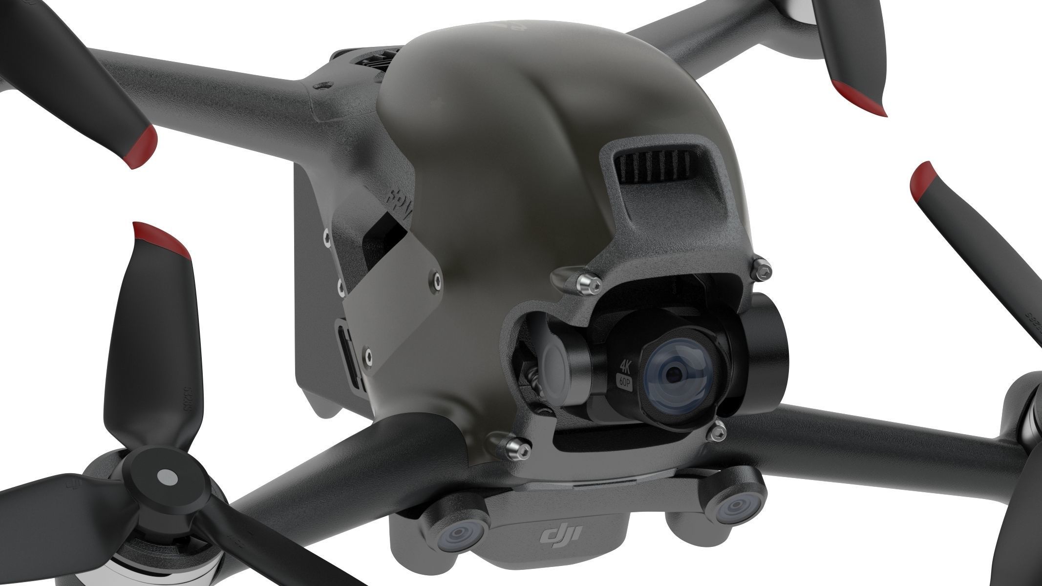 DJI FPV Drone 3D model_10