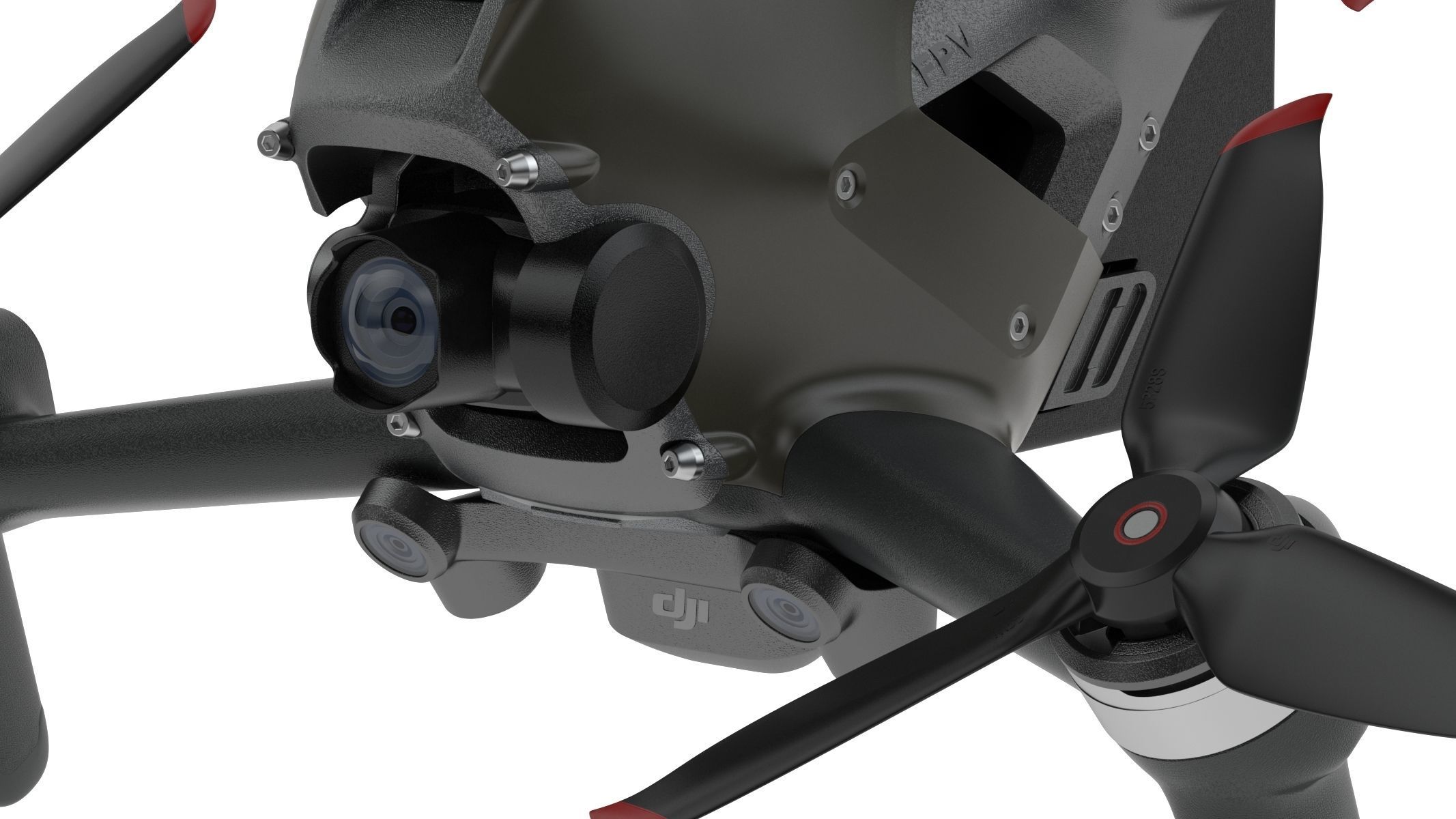 DJI FPV Drone 3D model_16