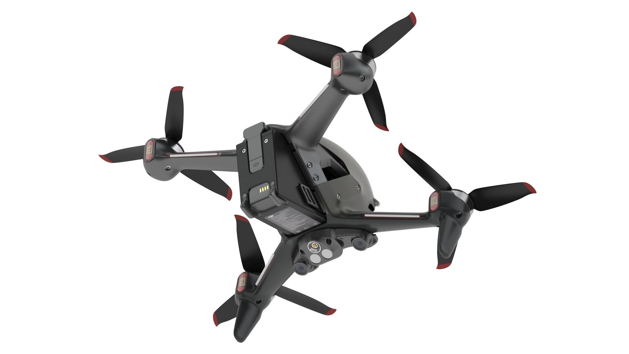 DJI FPV Drone 3D model_9