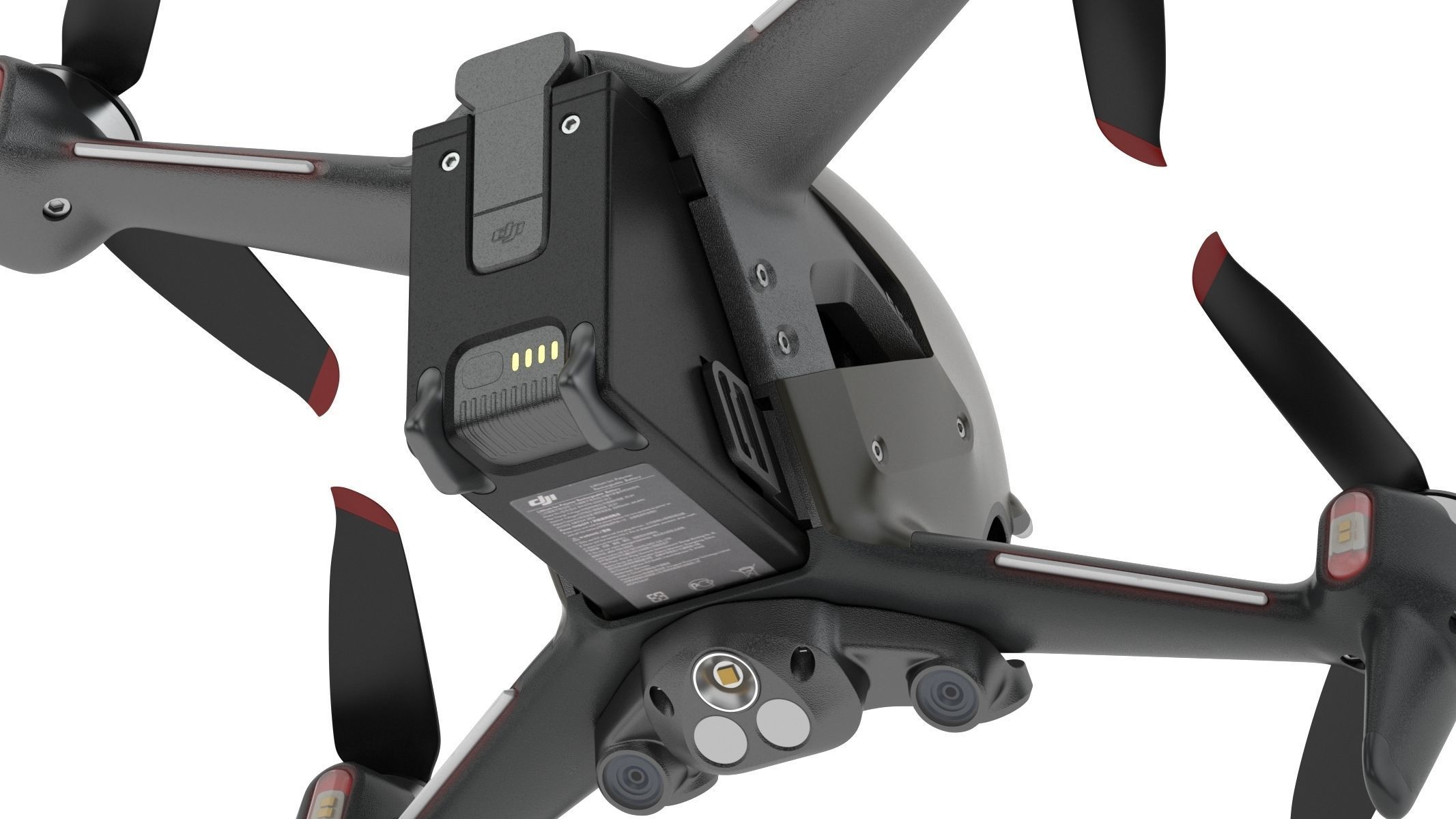 DJI FPV Drone 3D model_19