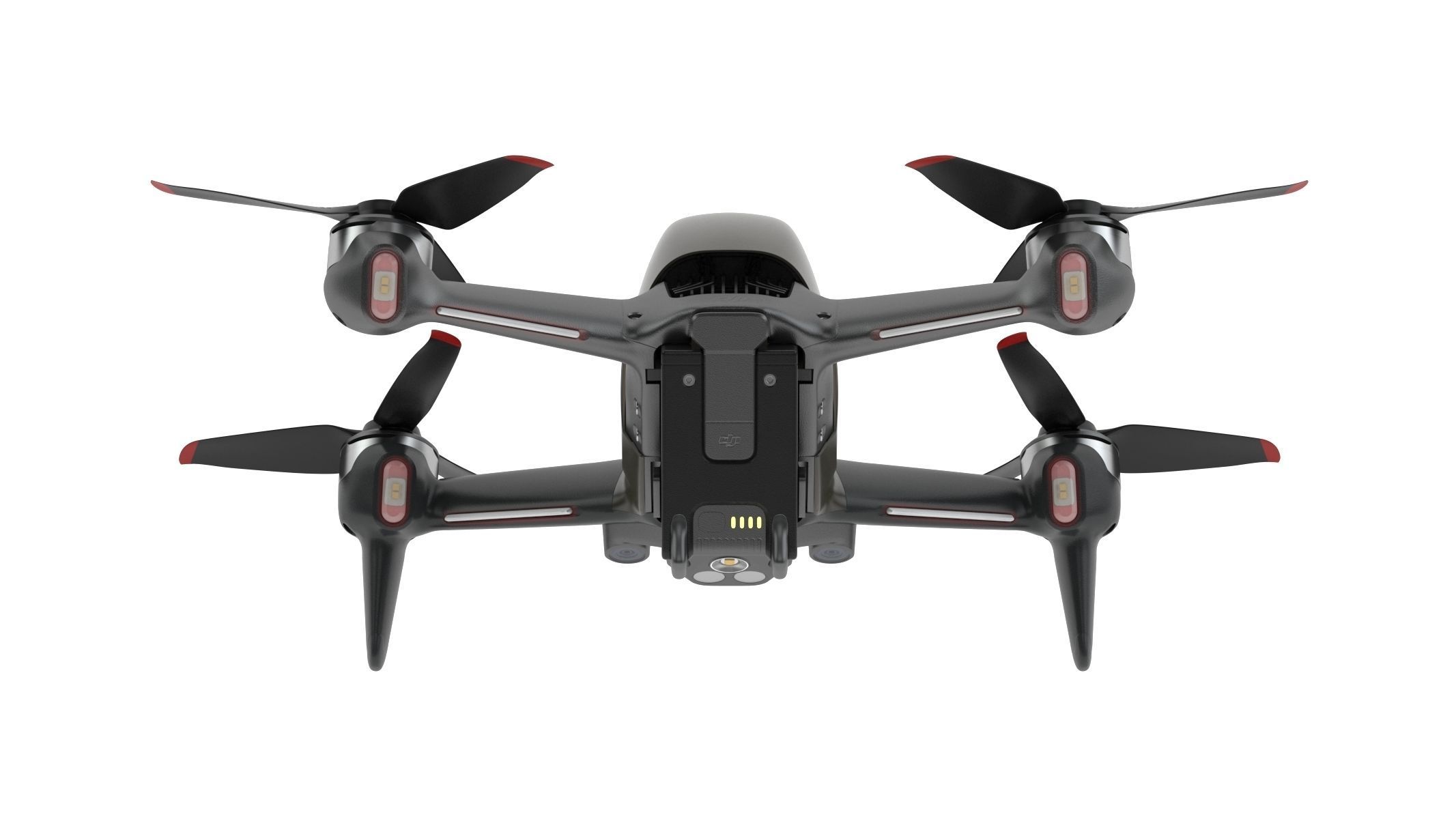 DJI FPV Drone 3D model_3