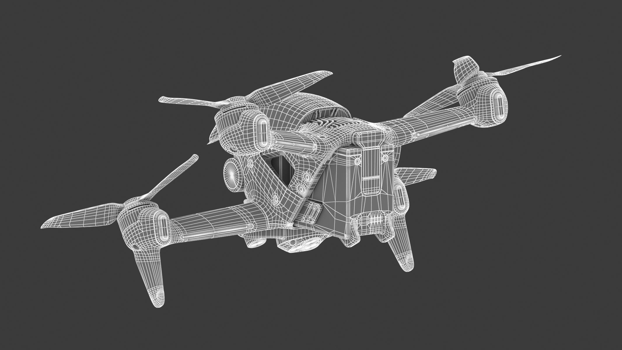 DJI FPV Drone 3D model_24