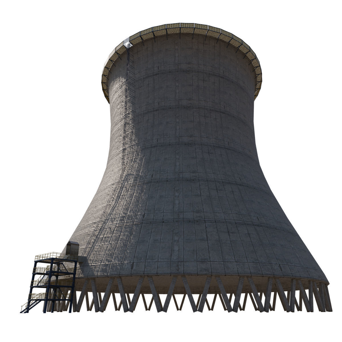 Nuclear Power Plant  3D model 3D model_38
