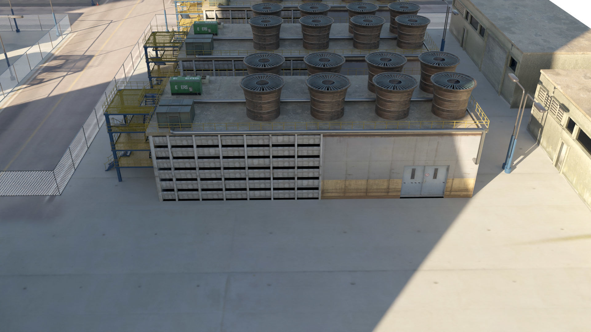 Nuclear Power Plant  3D model 3D model_27