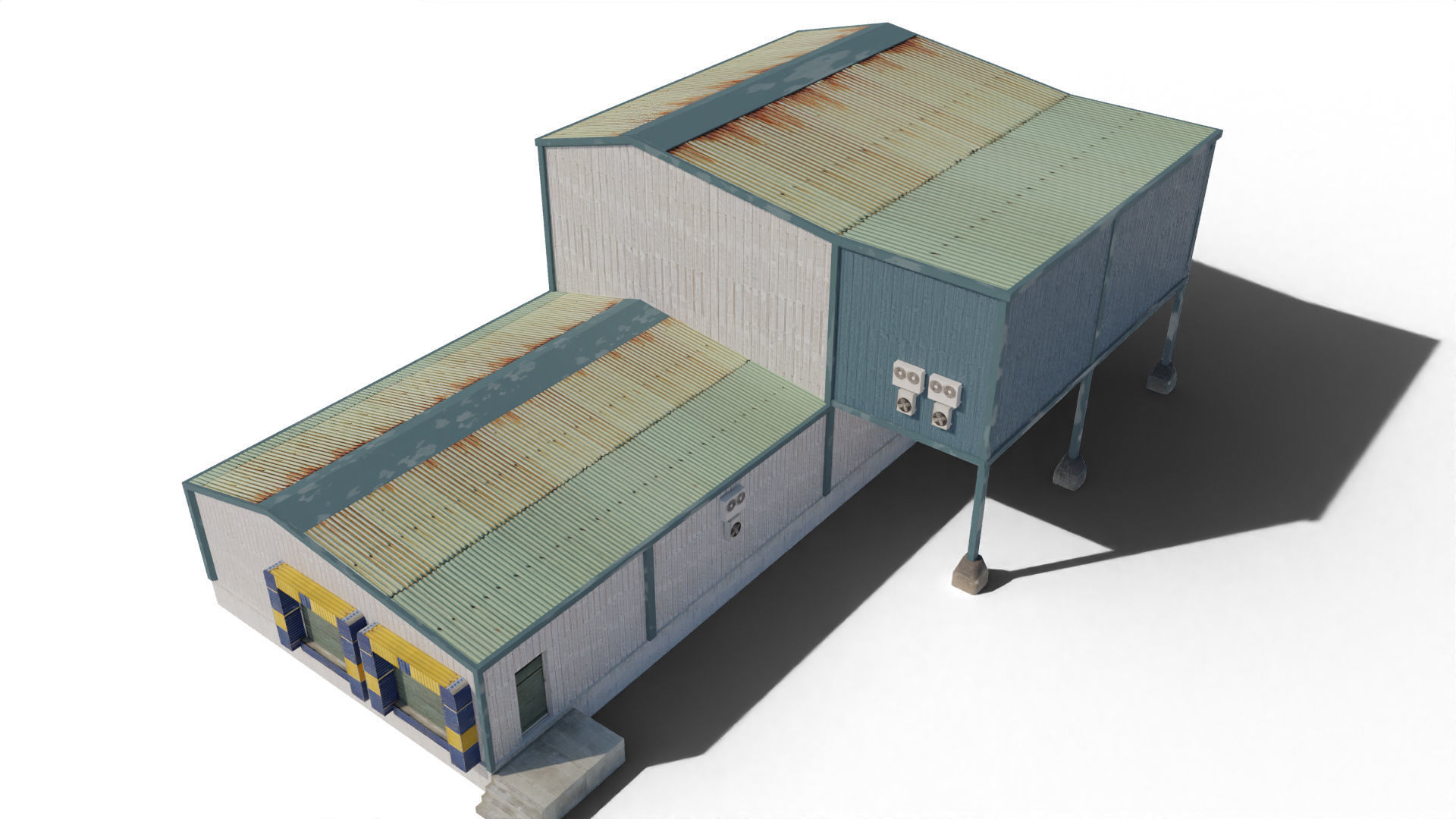 Nuclear Power Plant  3D model 3D model_44