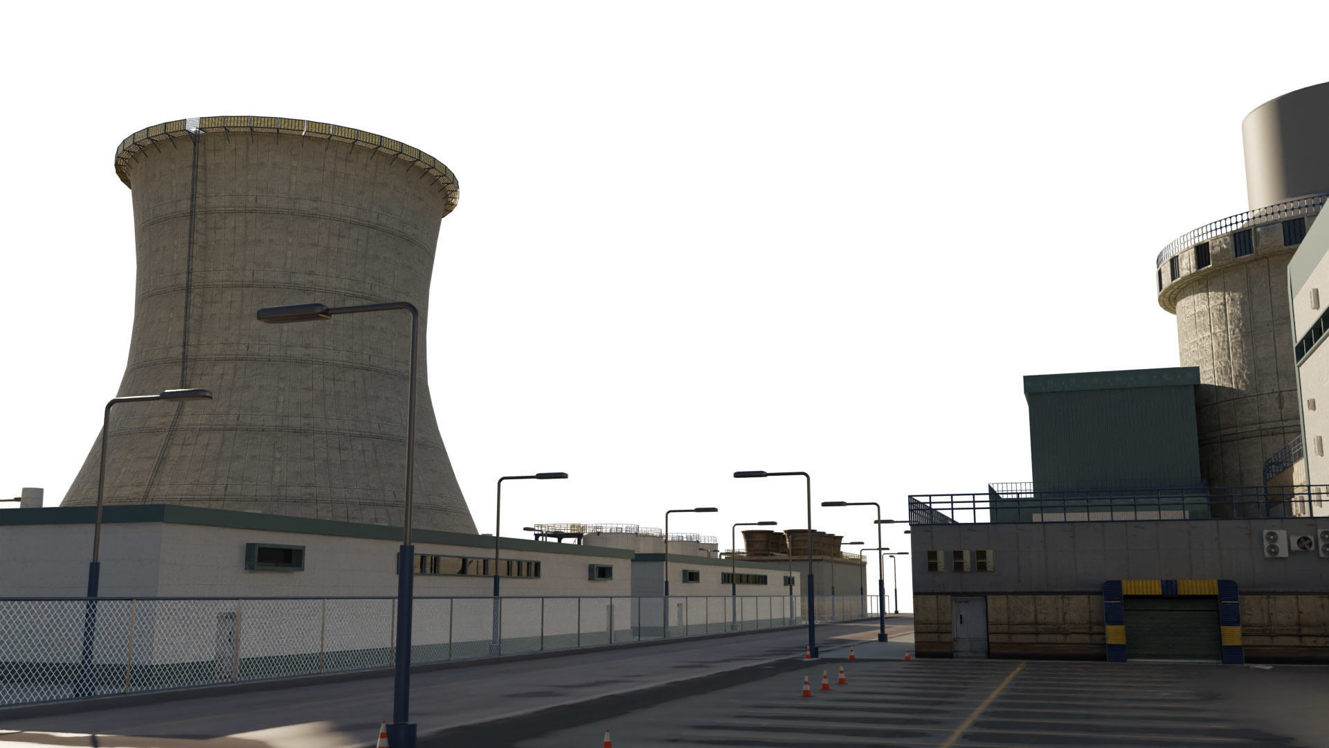Nuclear Power Plant  3D model 3D model_30