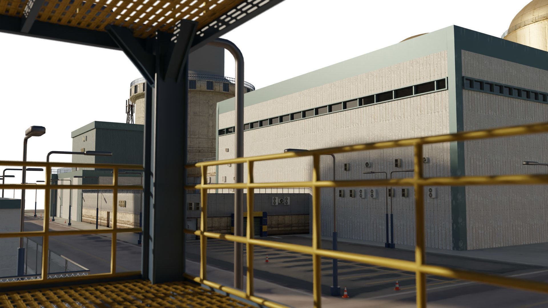 Nuclear Power Plant  3D model 3D model_33