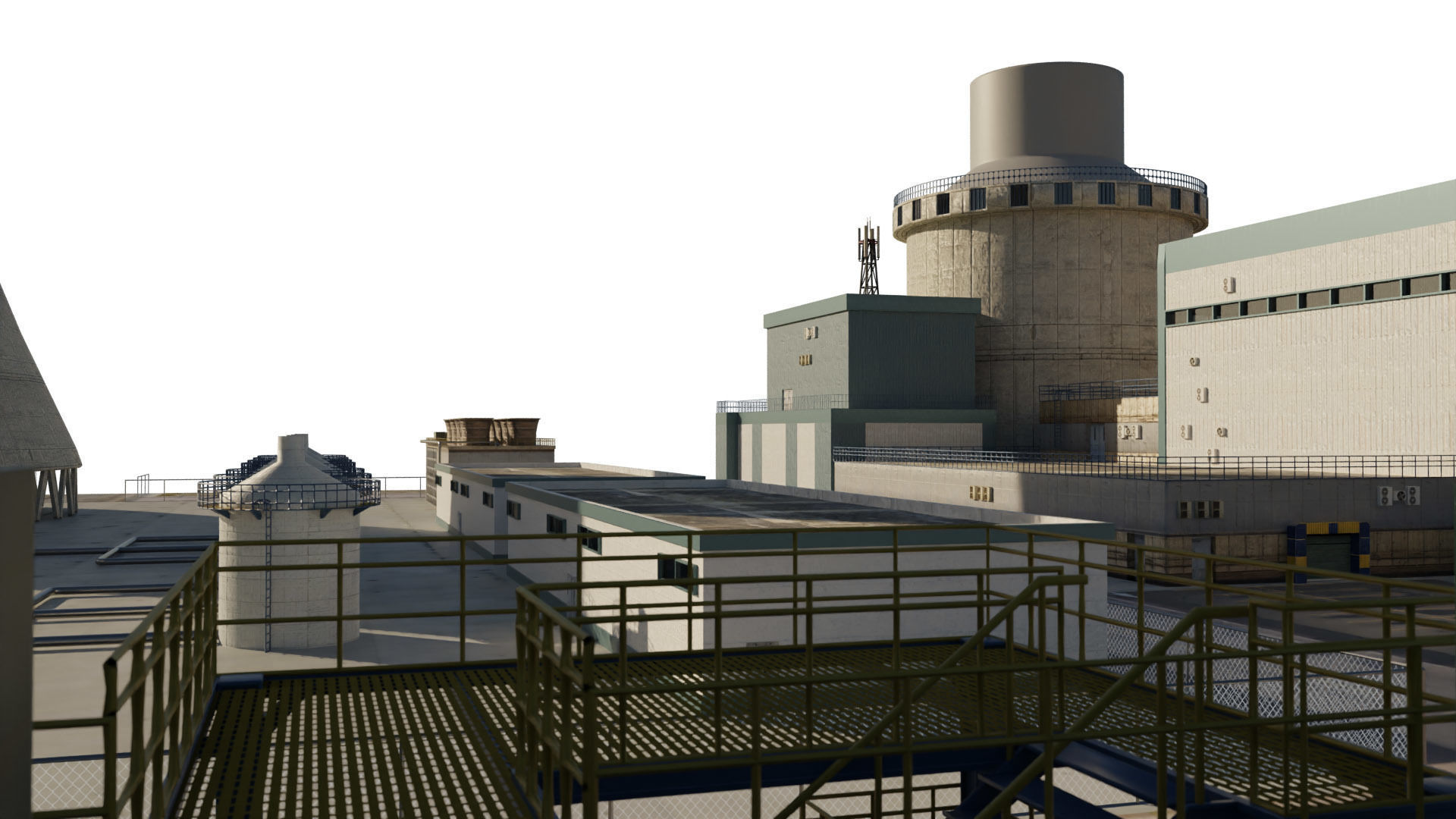 Nuclear Power Plant  3D model 3D model_13
