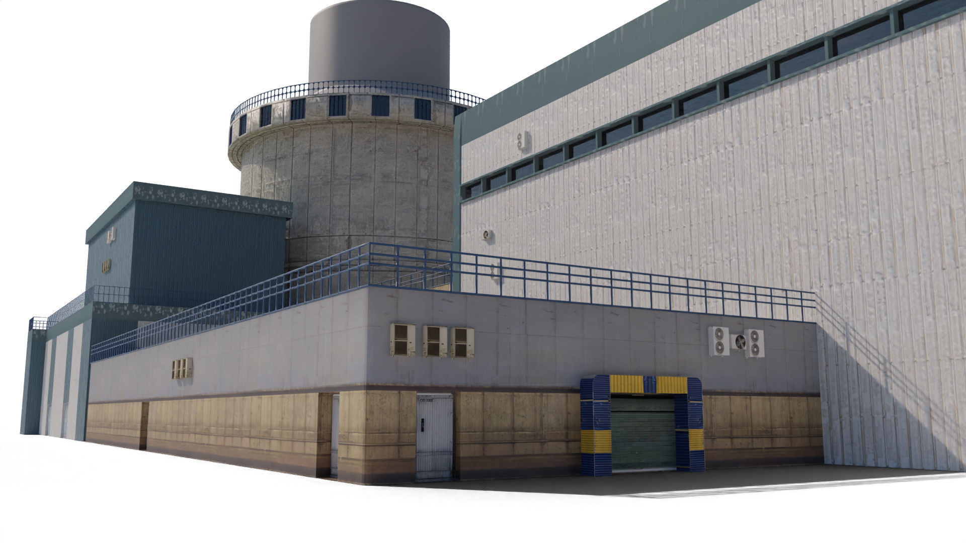 Nuclear Power Plant  3D model 3D model_46