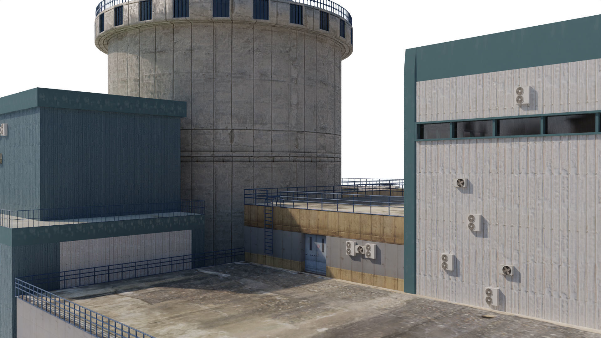 Nuclear Power Plant  3D model 3D model_45