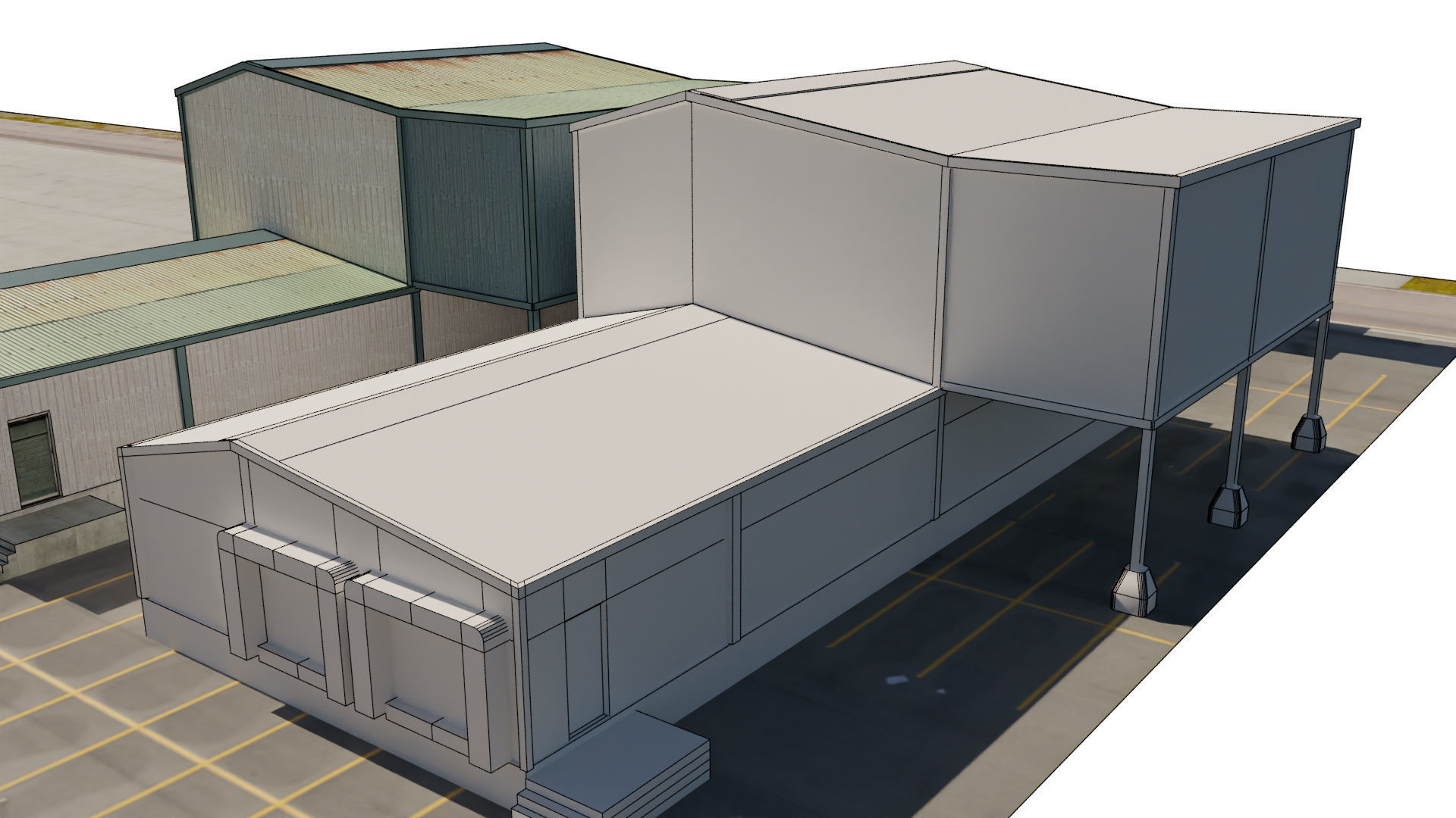 Nuclear Power Plant  3D model 3D model_53