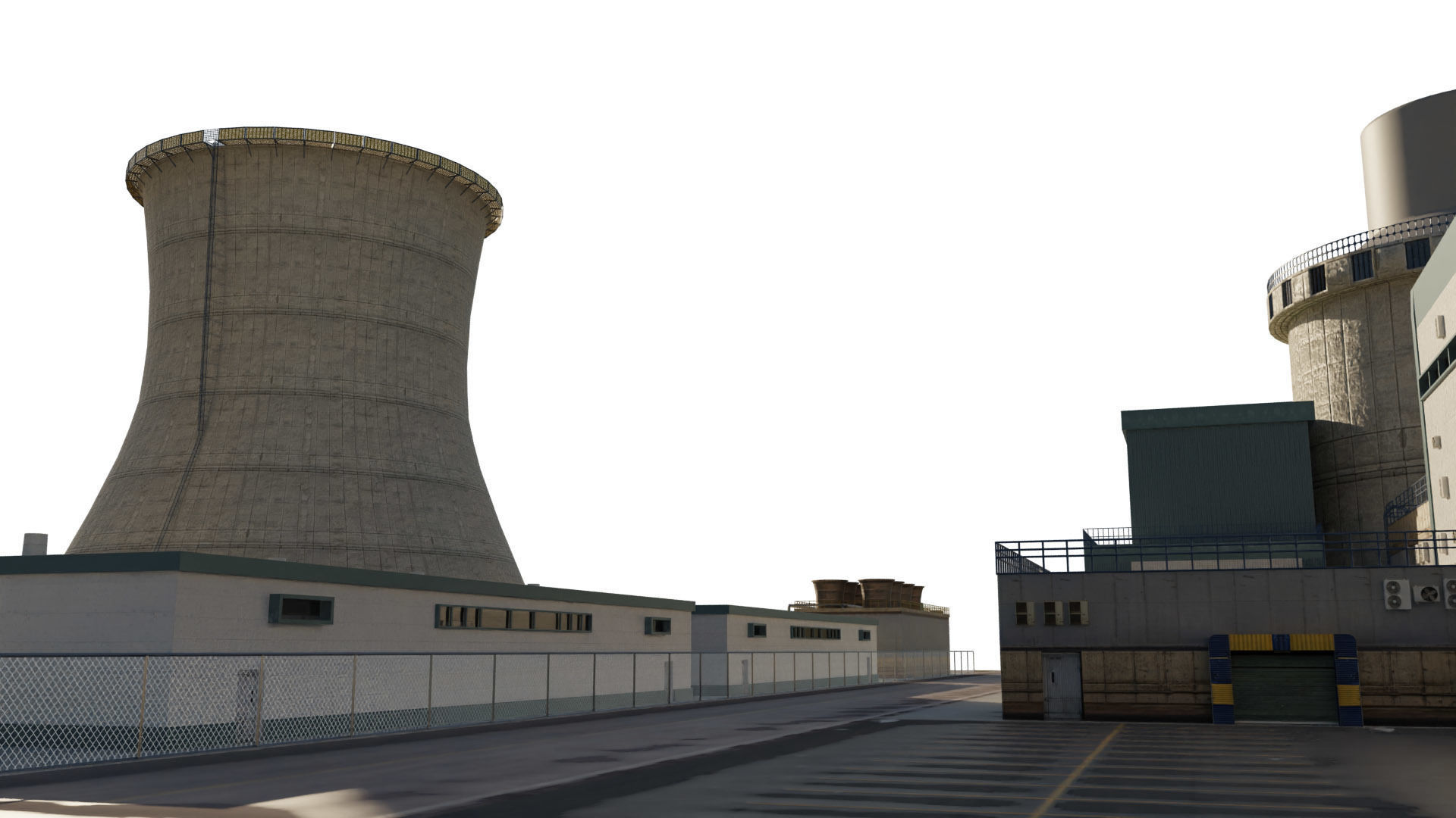 Nuclear Power Plant  3D model 3D model_25