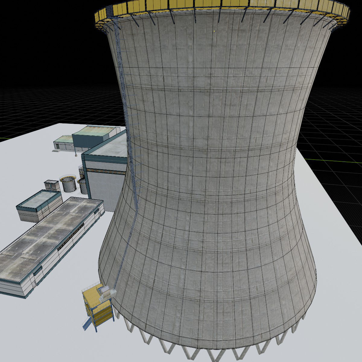 Nuclear Power Plant  3D model 3D model_59