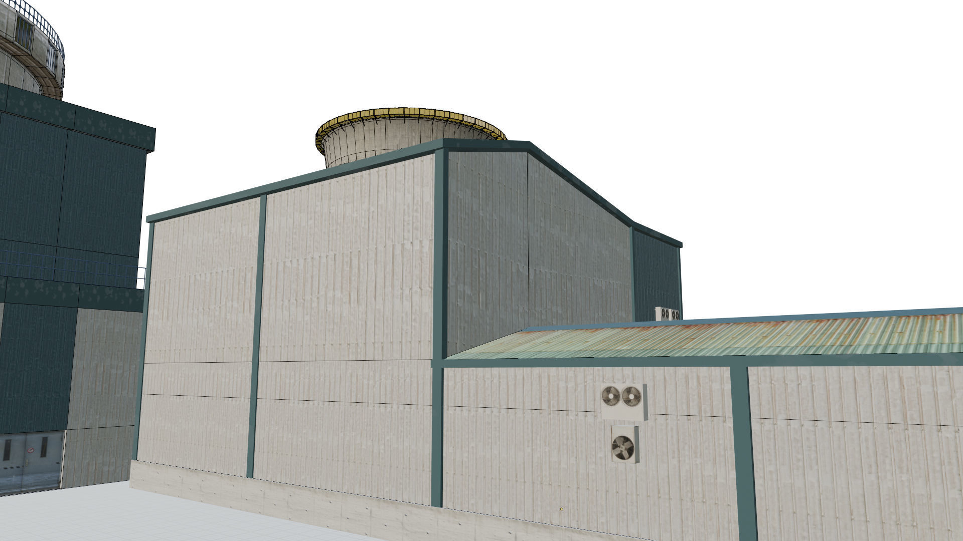Nuclear Power Plant  3D model 3D model_49