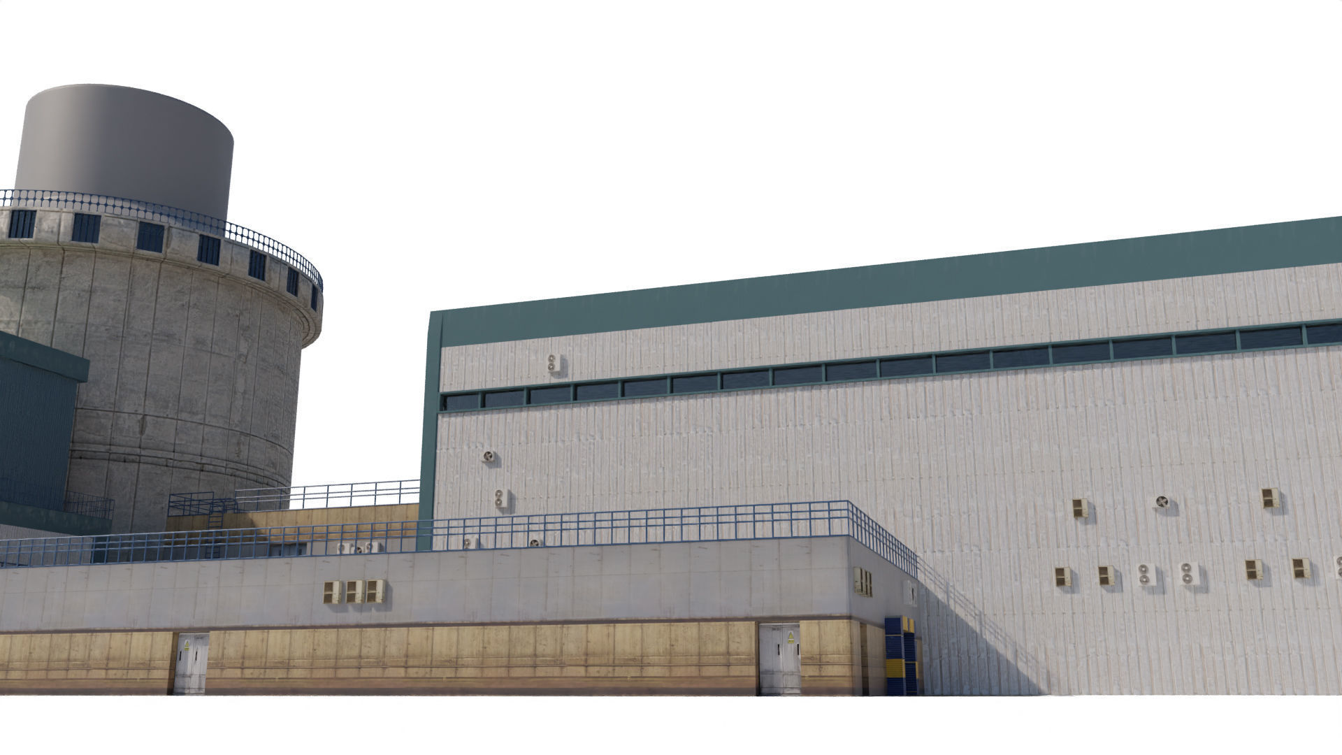 Nuclear Power Plant  3D model 3D model_56