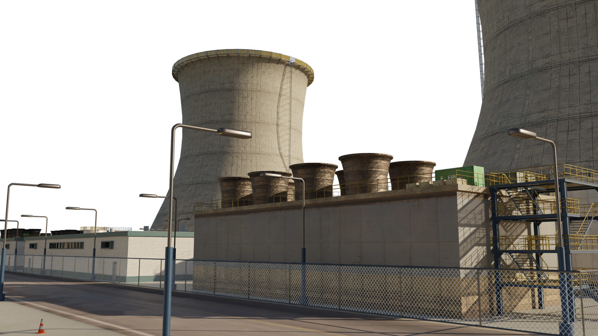 Nuclear Power Plant  3D model 3D model_20