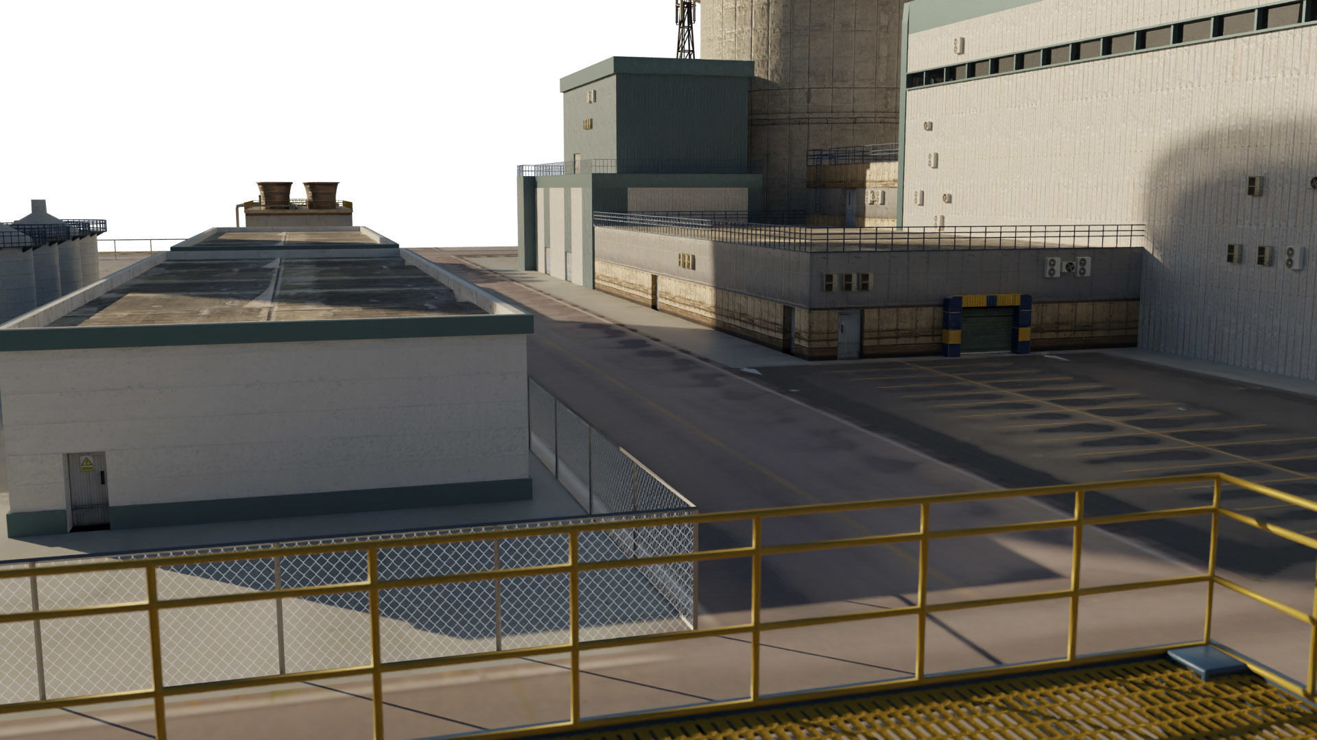 Nuclear Power Plant  3D model 3D model_22