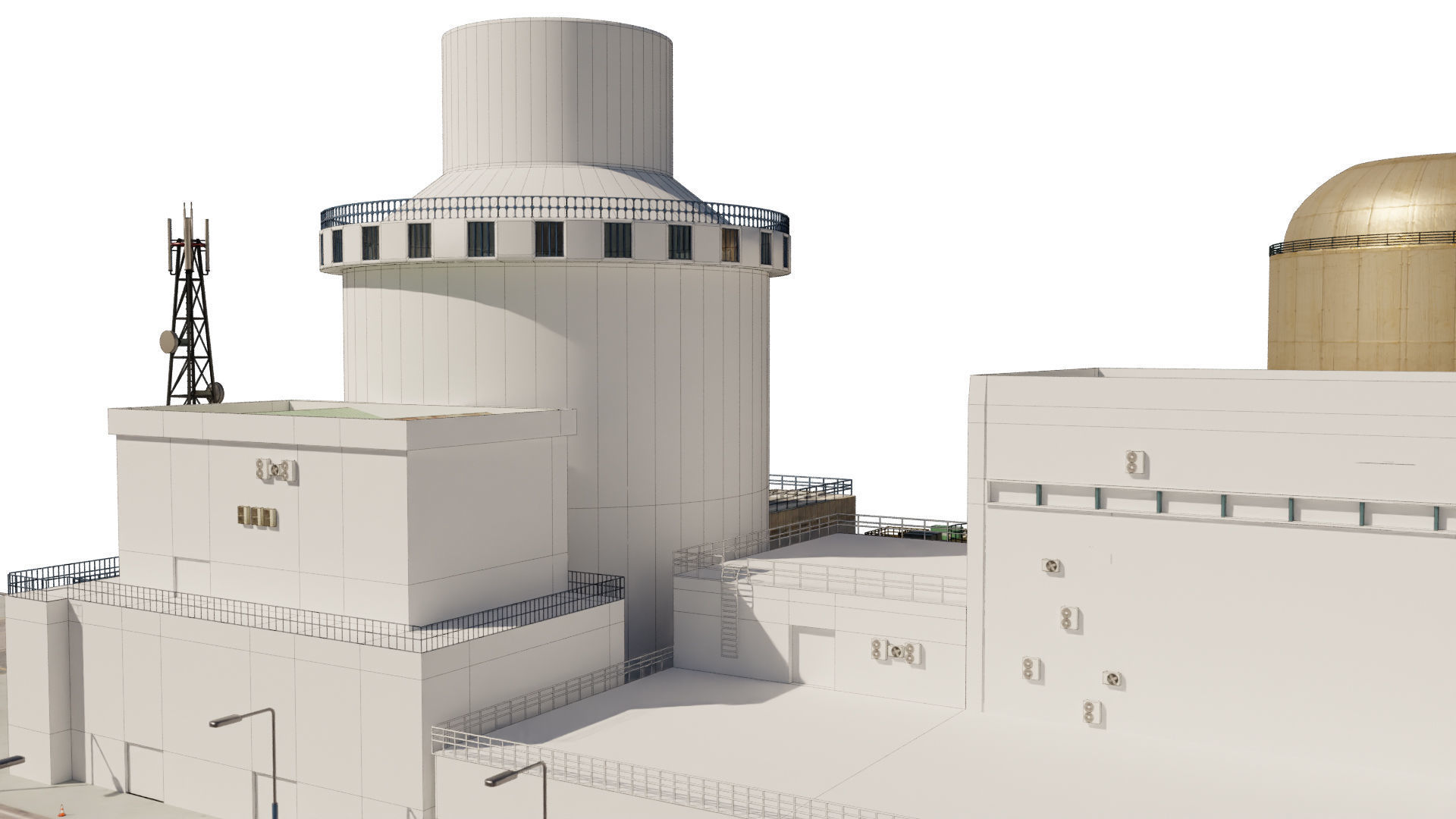 Nuclear Power Plant  3D model 3D model_52