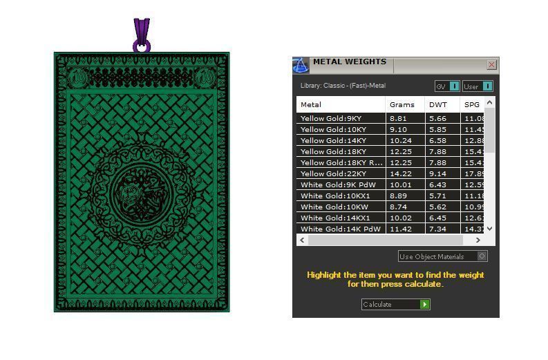 Pendant 3D print model_4