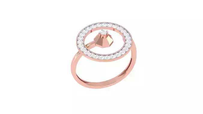 Women Ring 3dm STL OBJ FBX Renders Details
