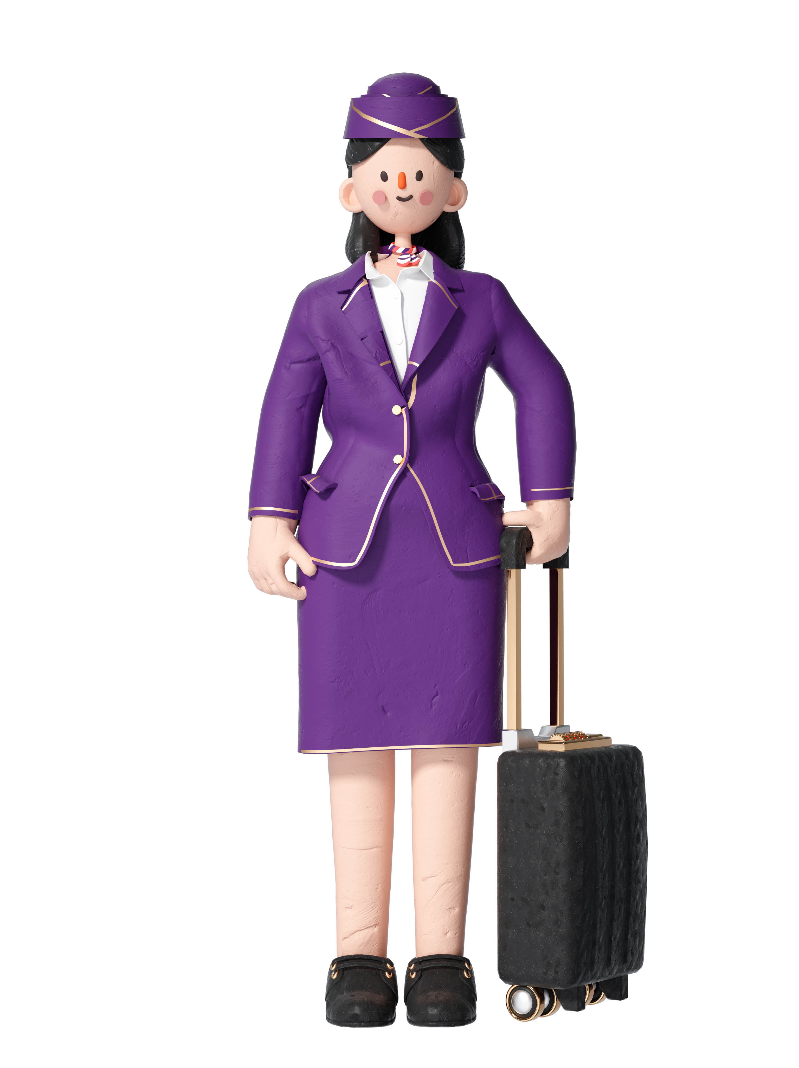 C4D model - various professional characters 3D model_5