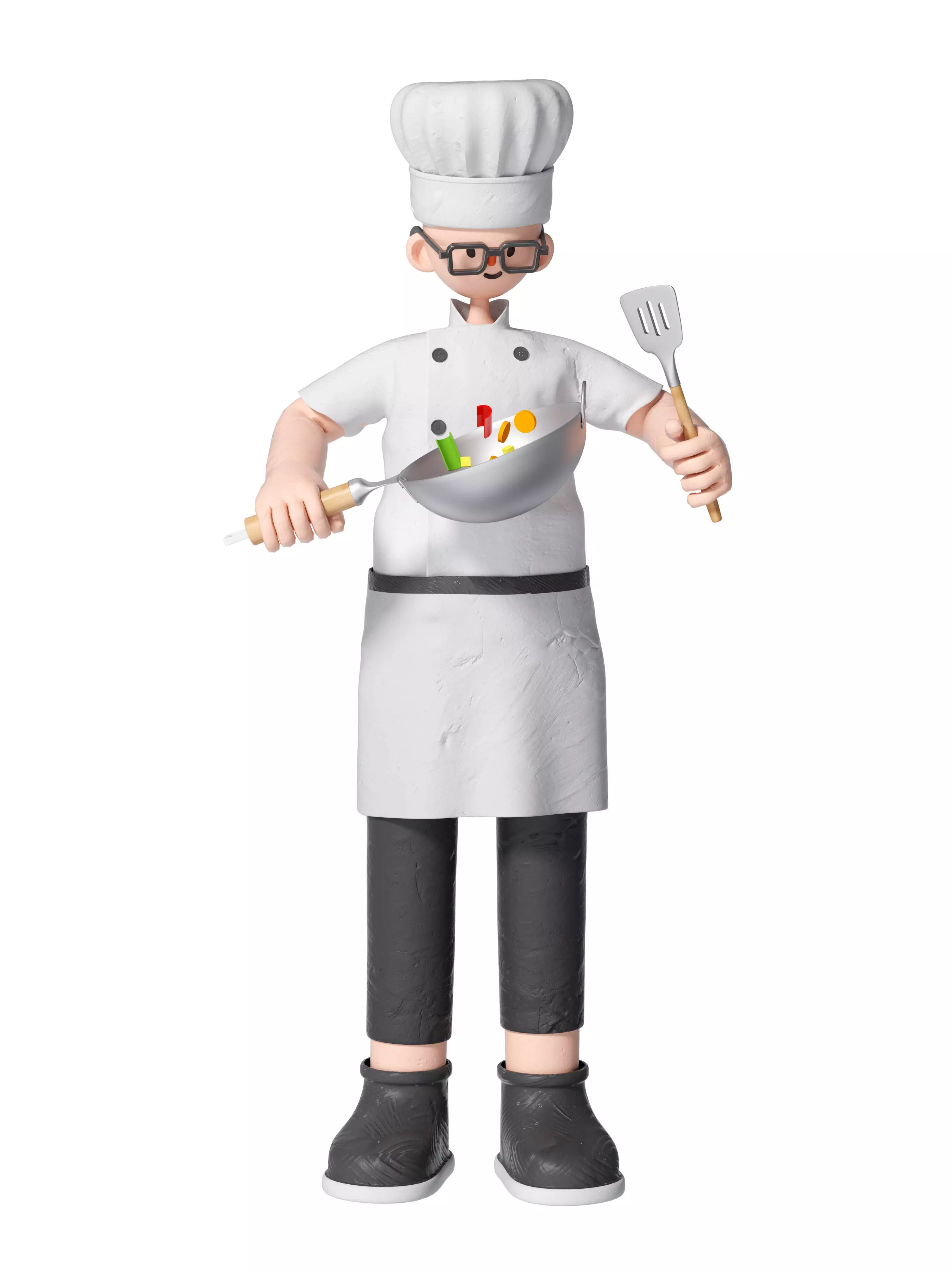 C4D model - various professional characters 3D model_0