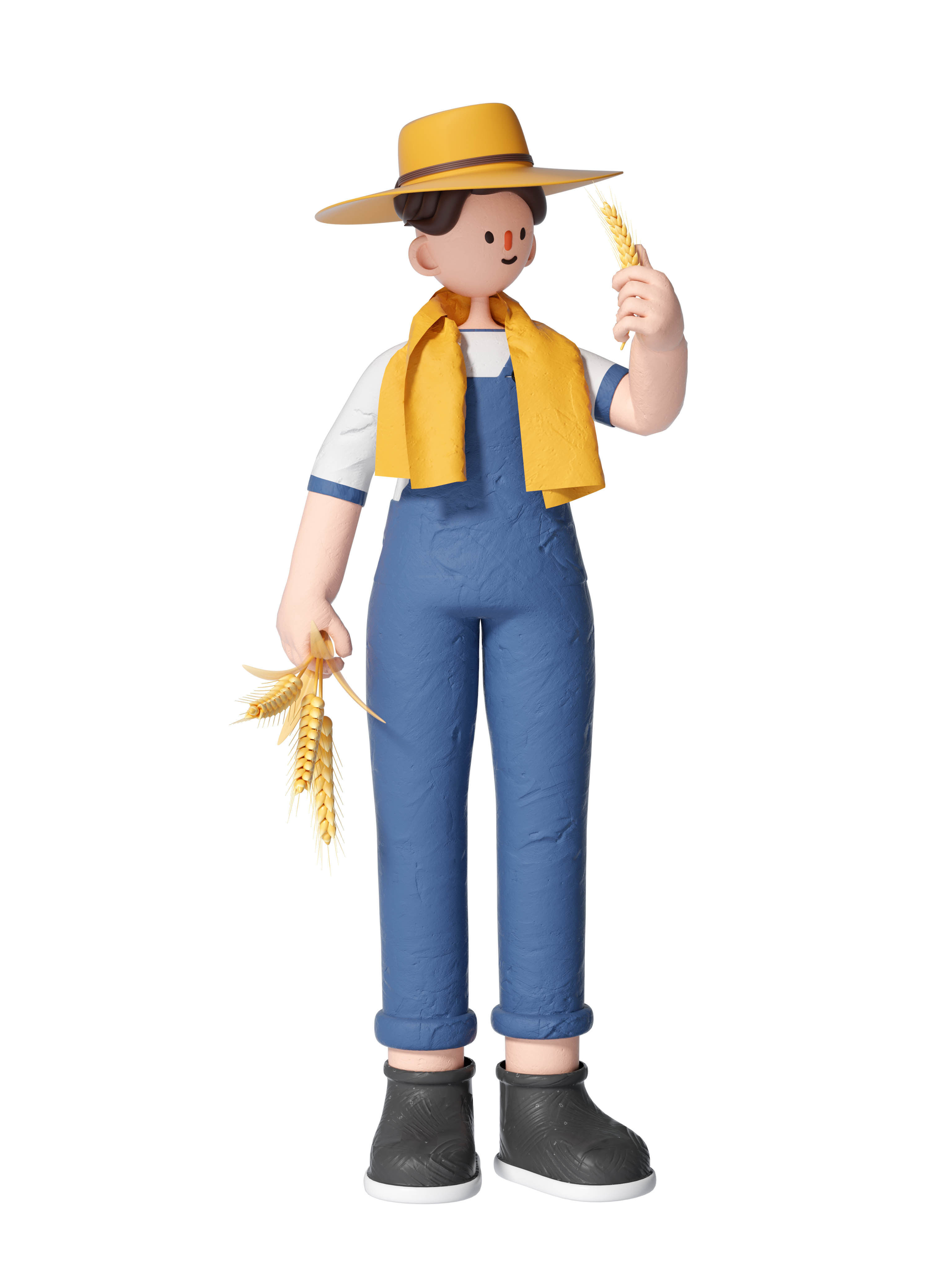 C4D model - various professional characters 3D model_7