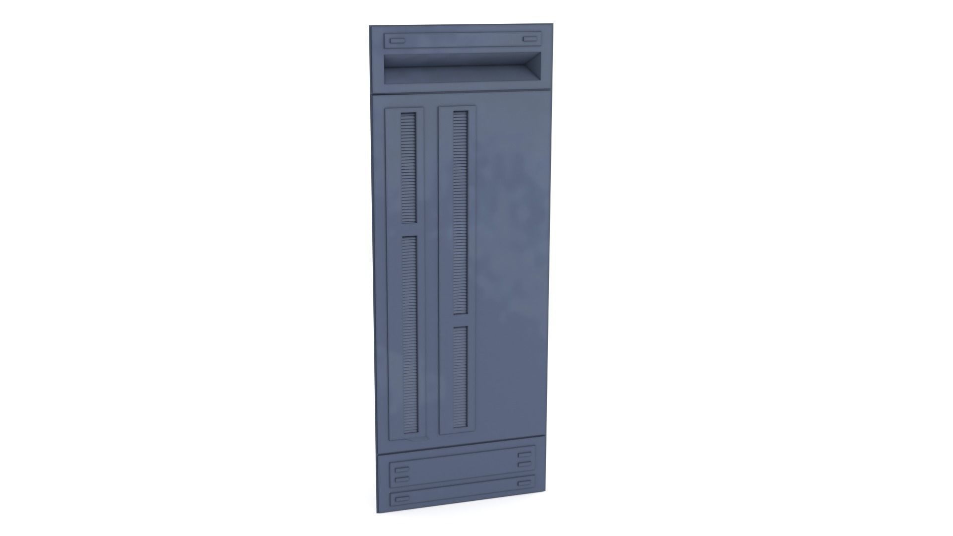 Death Star Wall Panel - D - 1-18 scale Kenner Hasbro Free 3D print model_3