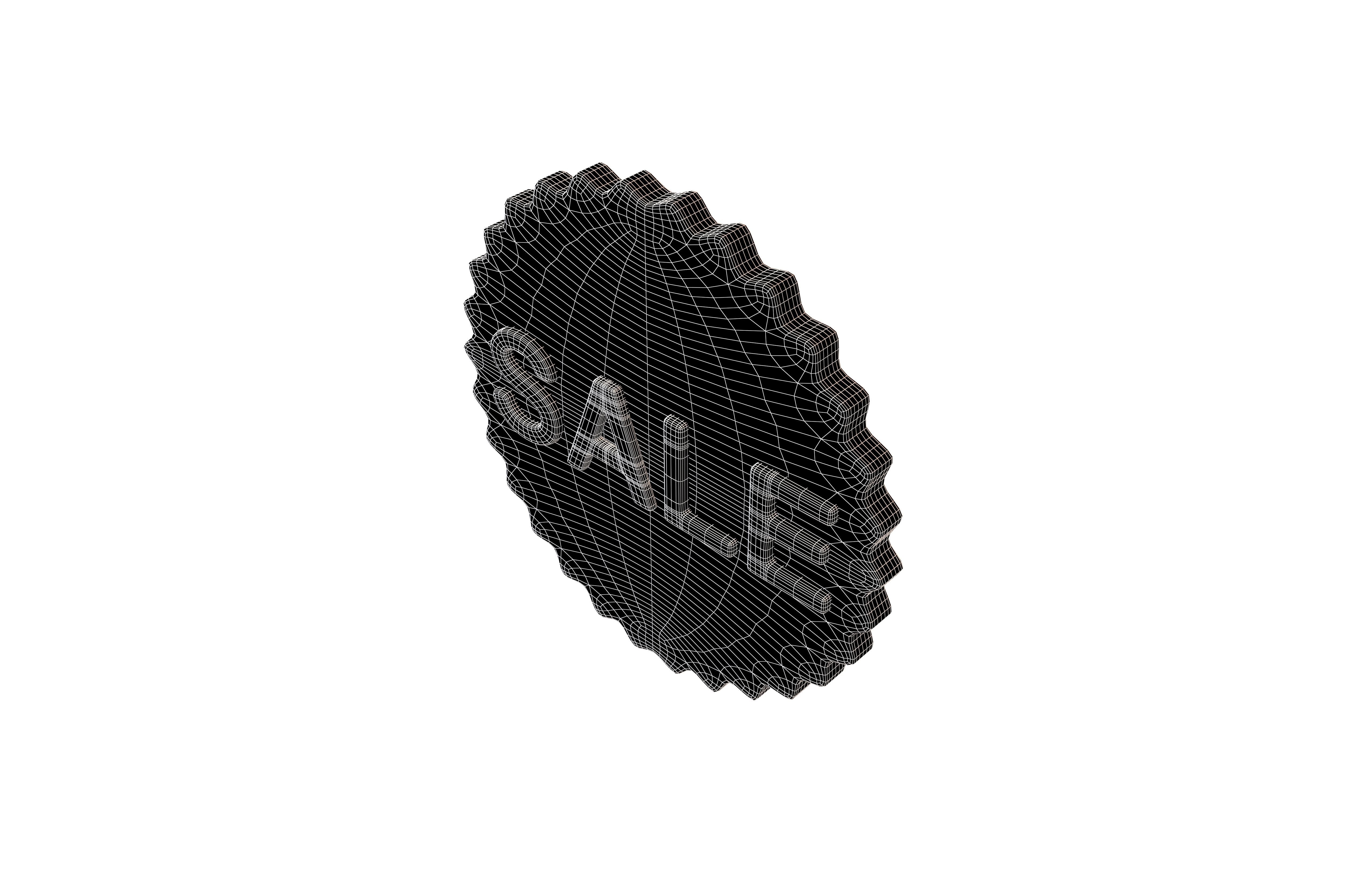 Sale Icon v2 003 Low-poly 3D model_6
