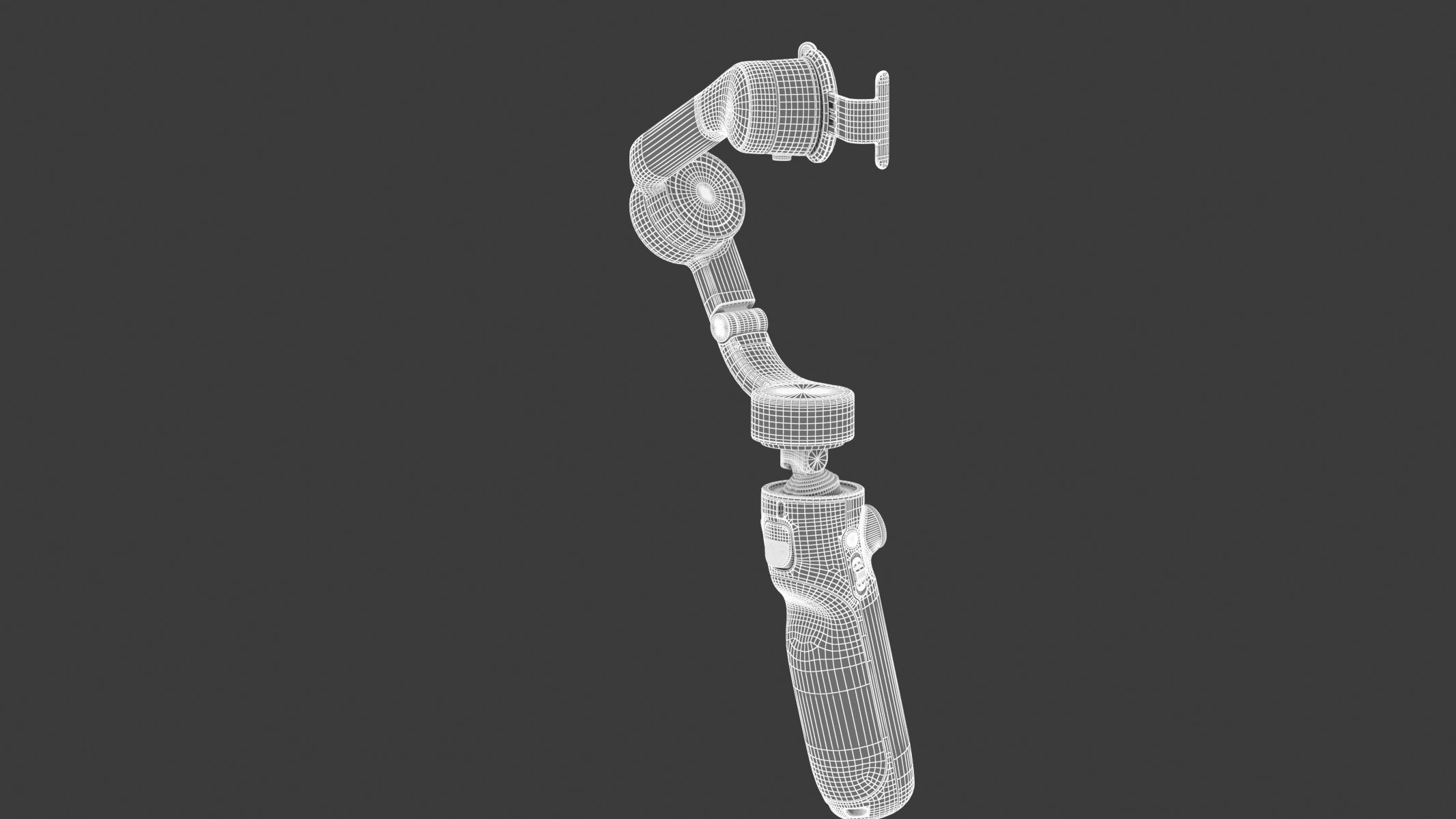 DJI Osmo 5  Low-poly 3D model_11