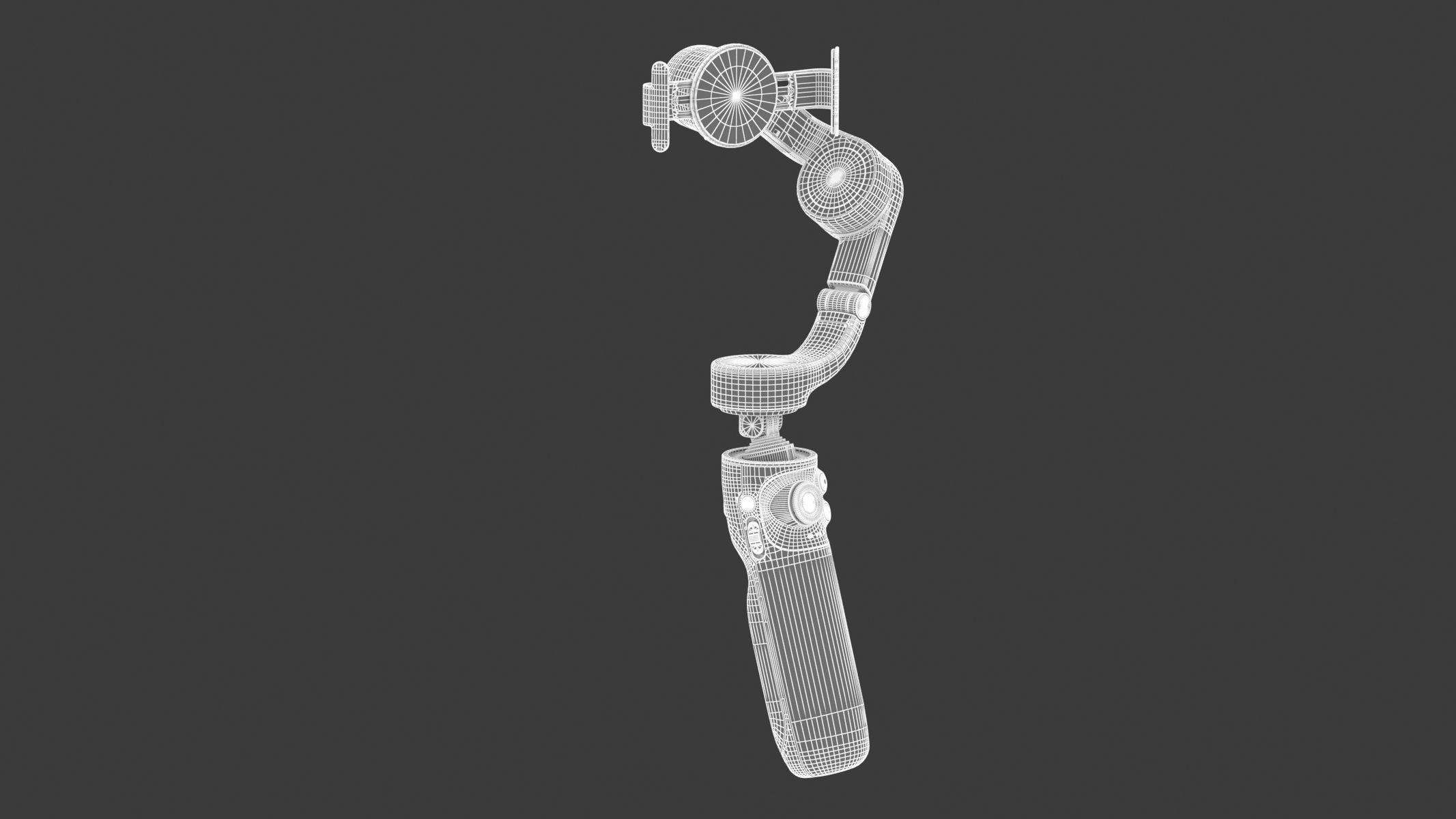 DJI Osmo 5  Low-poly 3D model_10