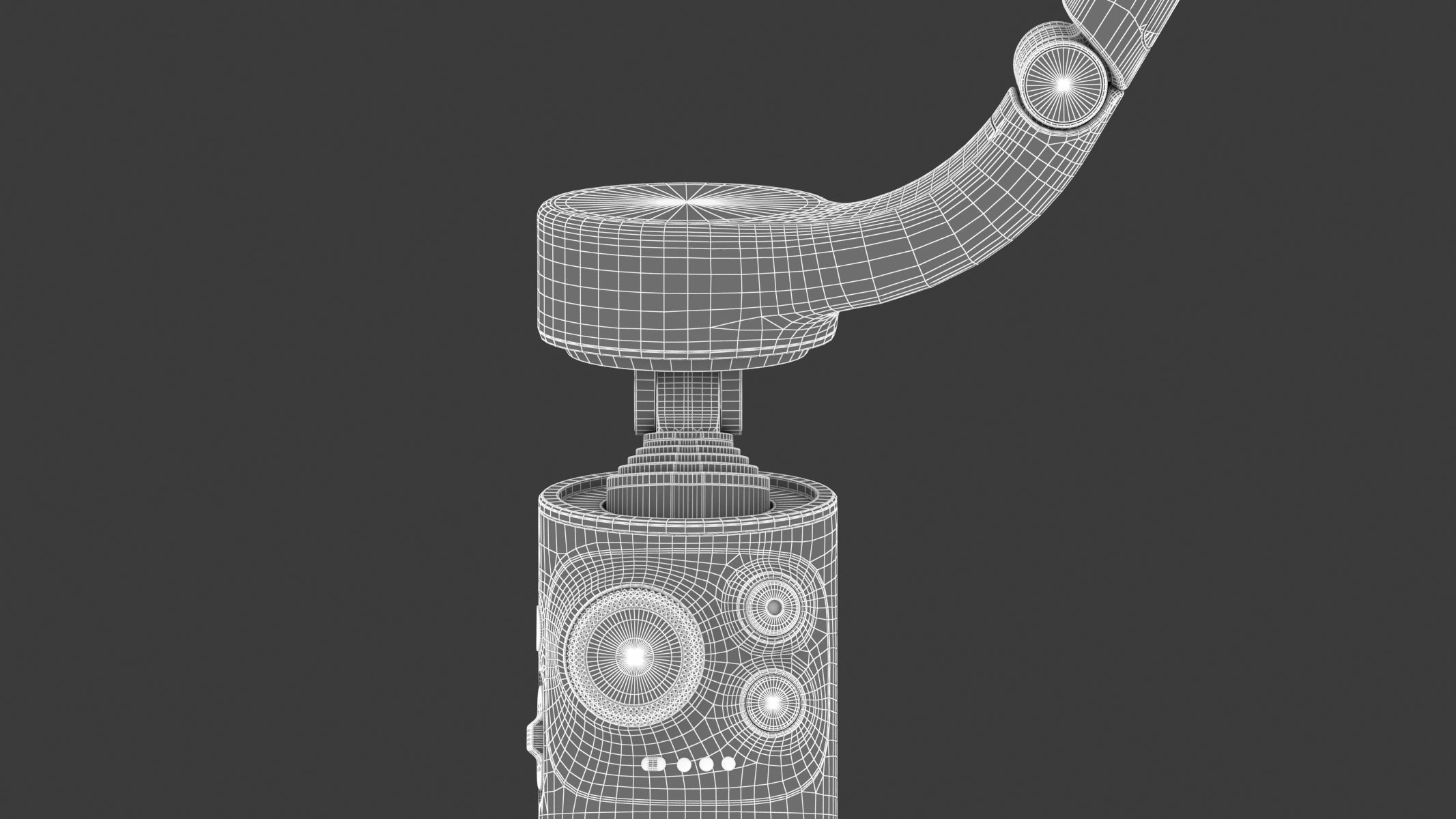 DJI Osmo 5  Low-poly 3D model_16