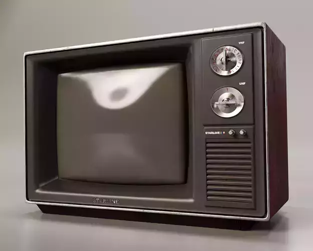 Old TV 3d model