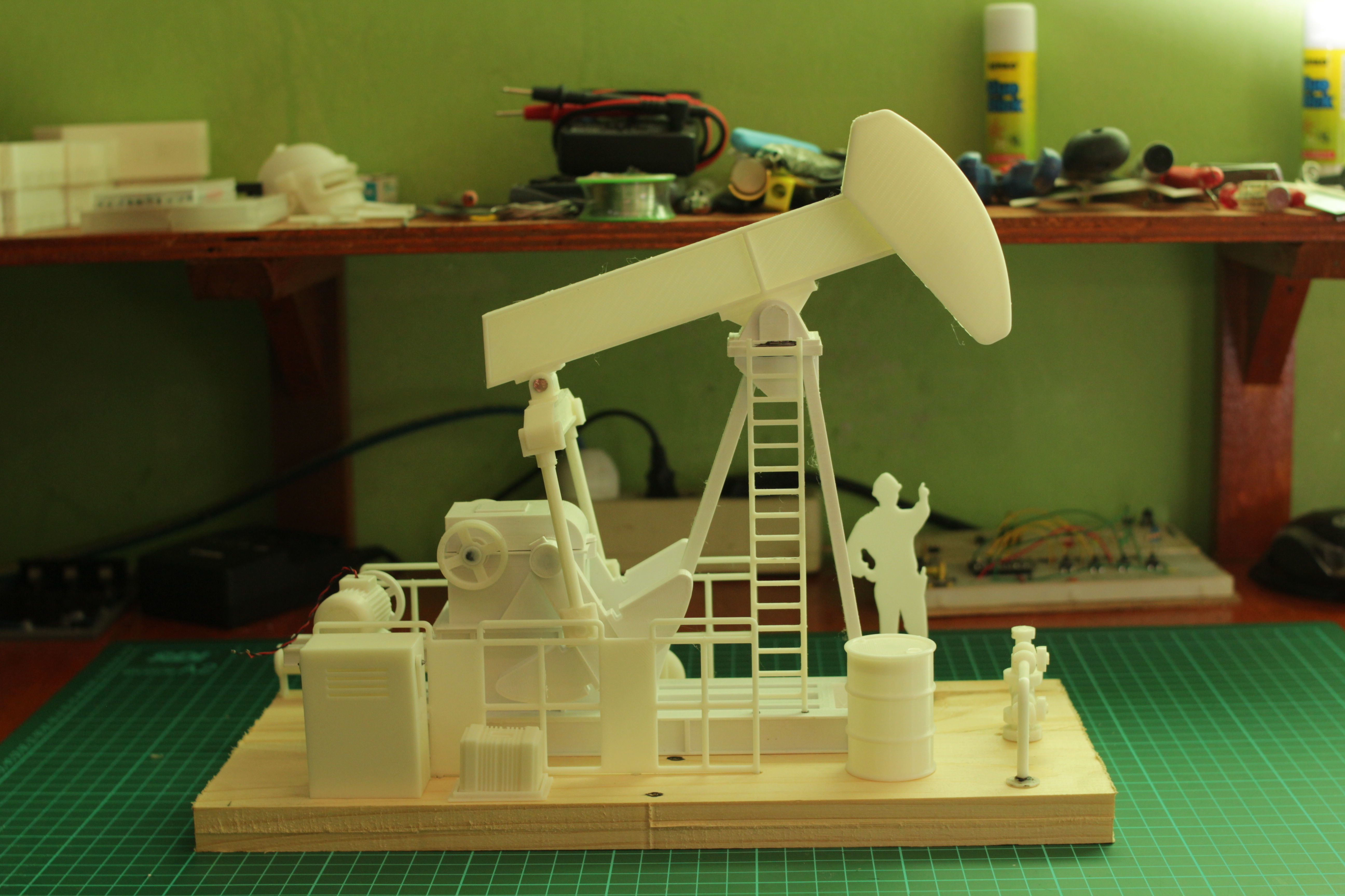 Oil Pump Jack 3D print model_5