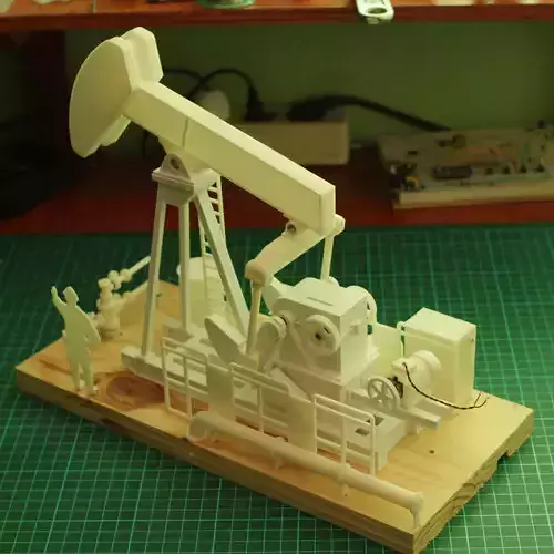 Oil Pump Jack 3D print model