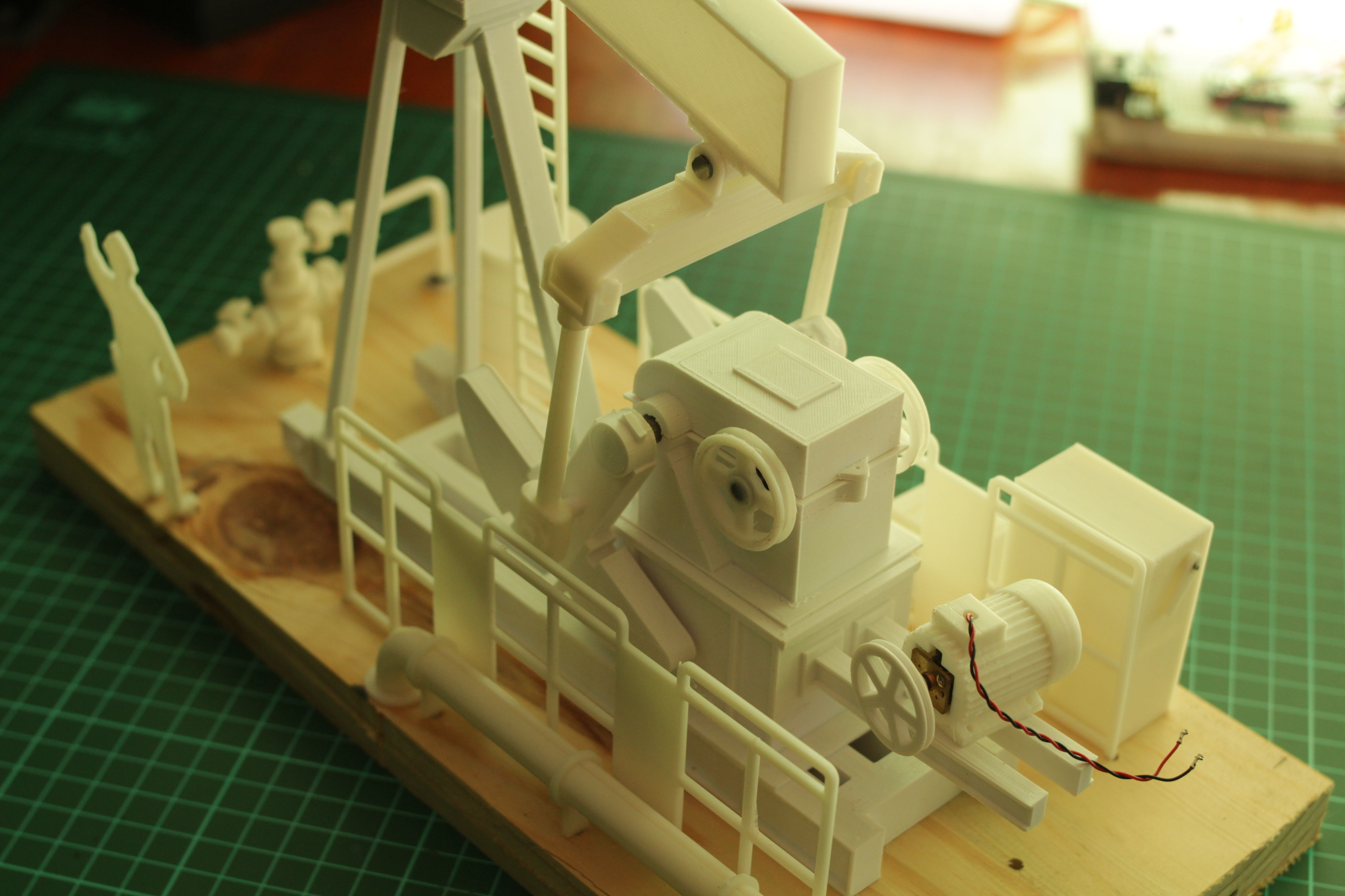 Oil Pump Jack 3D print model_6