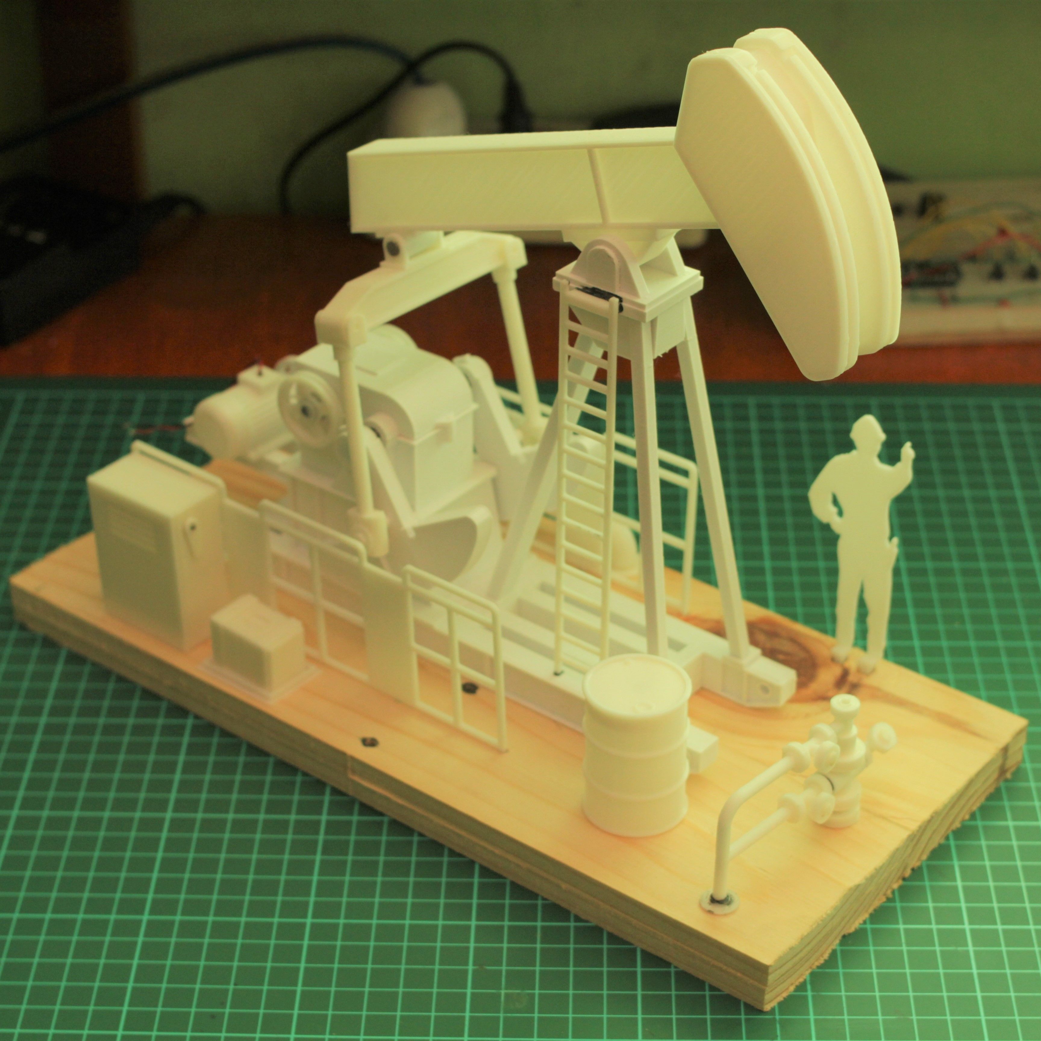 Oil Pump Jack 3D print model_7