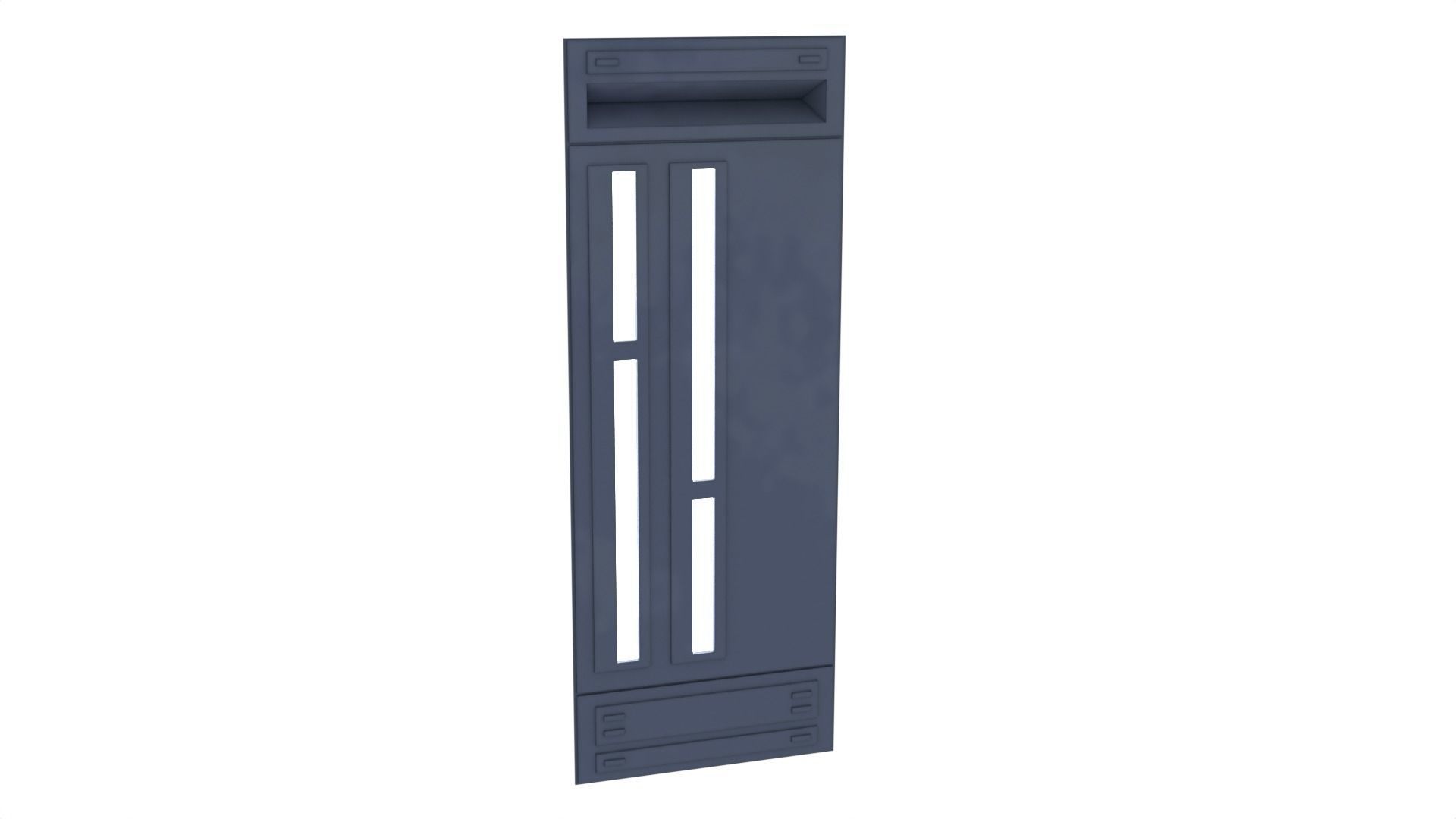 Death Star Wall Panel - F - 1-12 scale Blackseries  Free 3D print model_3